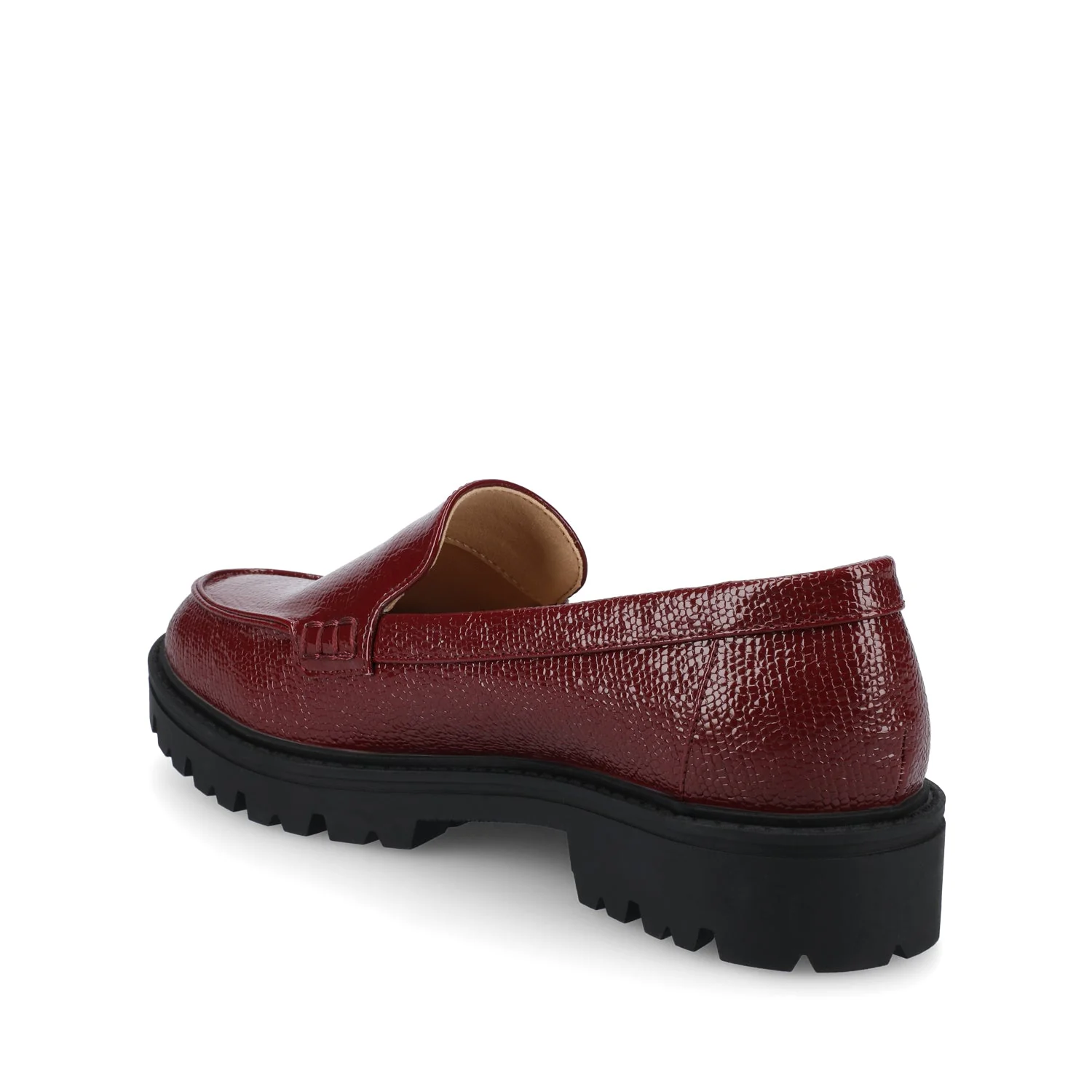 ERIKA SLIP ON LOAFER IN WIDE - Oxblood - Image 3