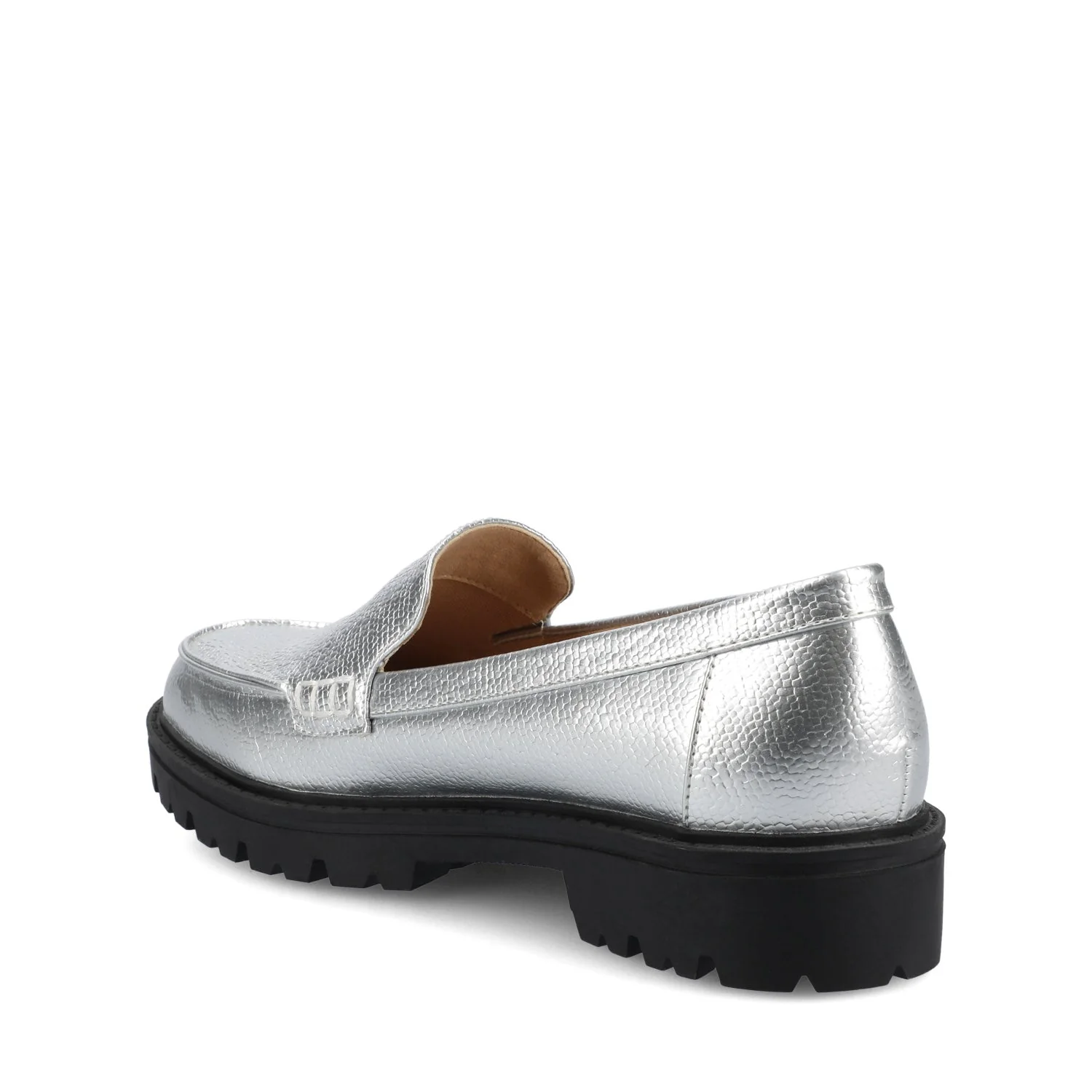 ERIKA SLIP ON LOAFER IN WIDE - Silver - Image 3
