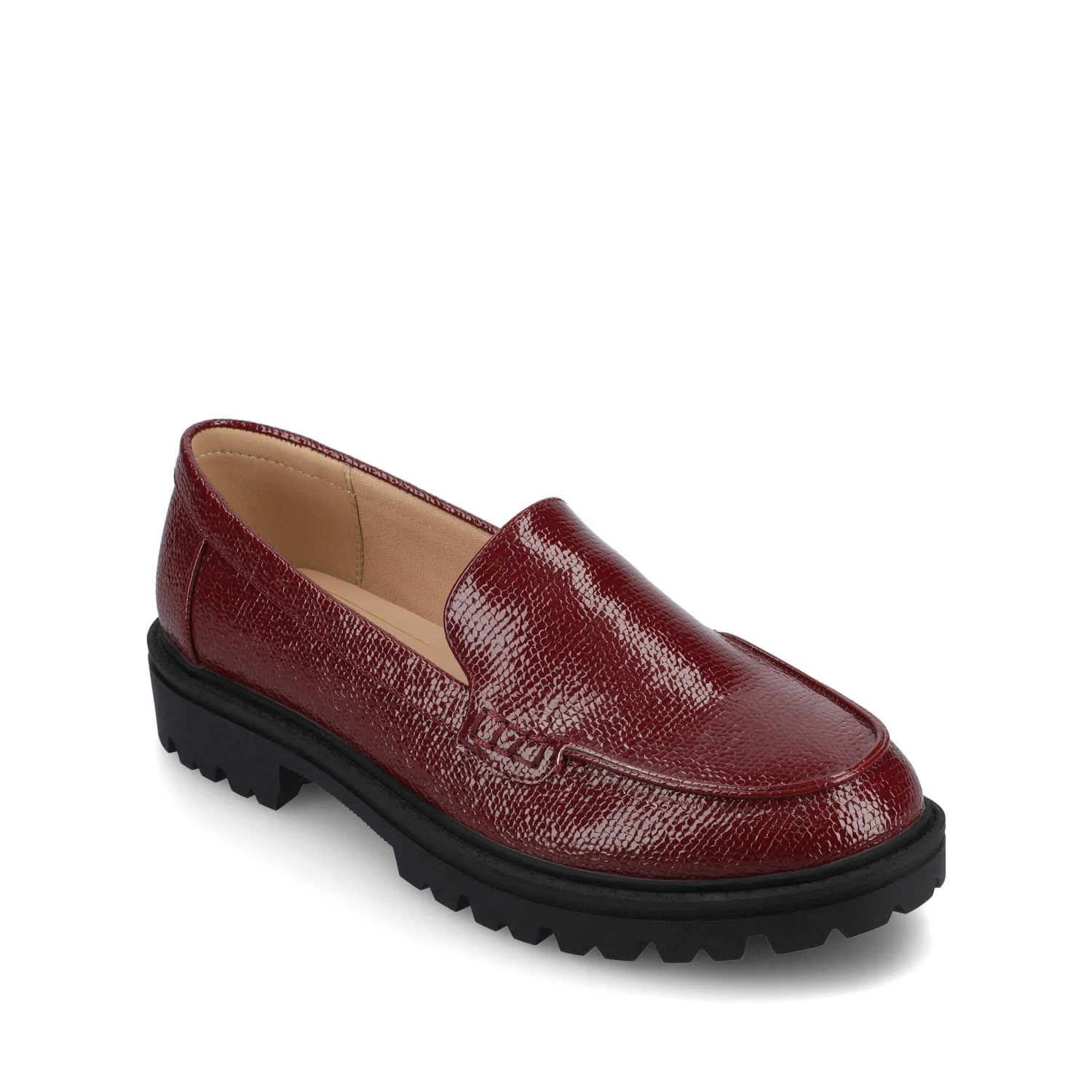 ERIKA SLIP ON LOAFER - Oxblood - Image 2