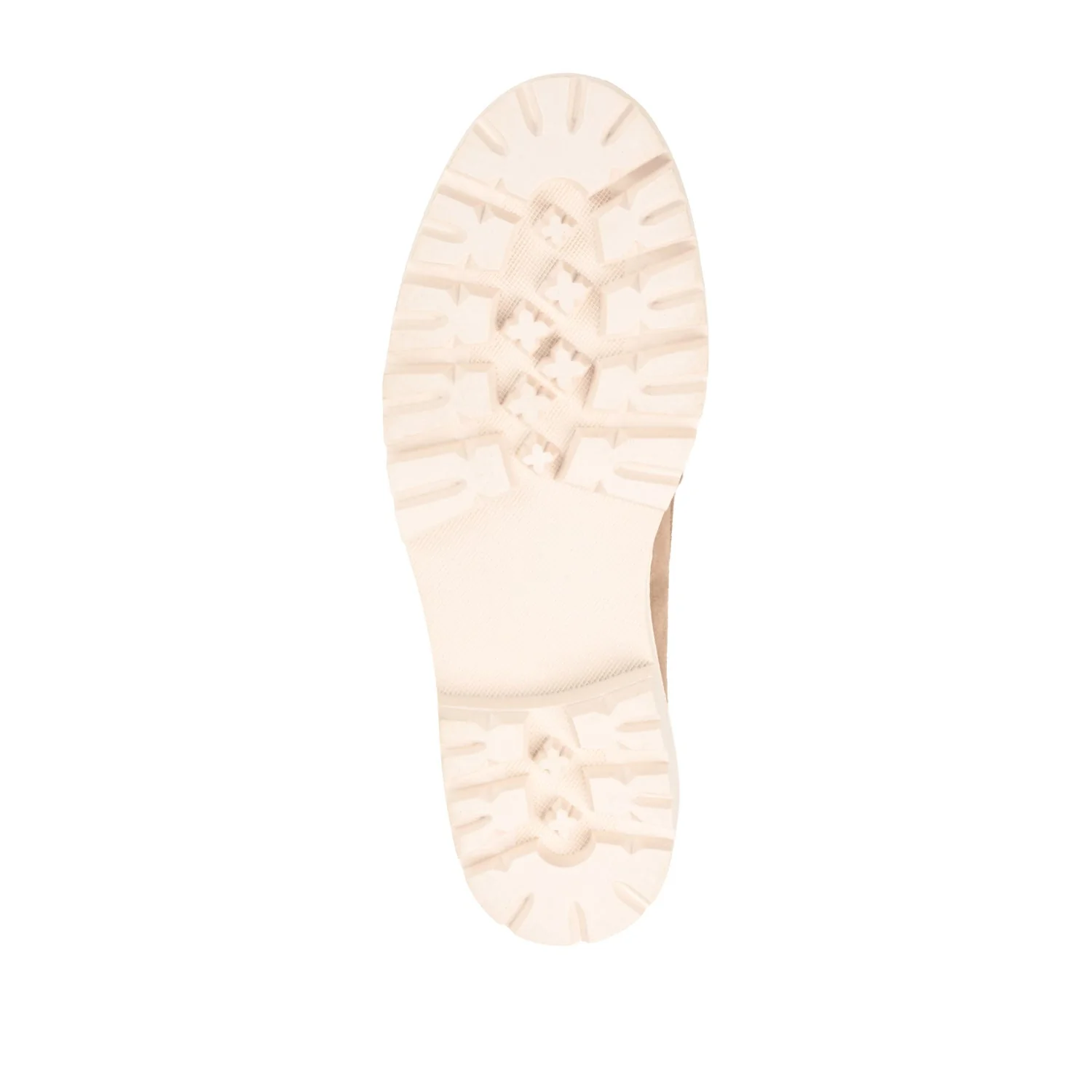 ERIKA LOAFER FLATS IN FAUX SUEDE - Taupe Suede - Image 8