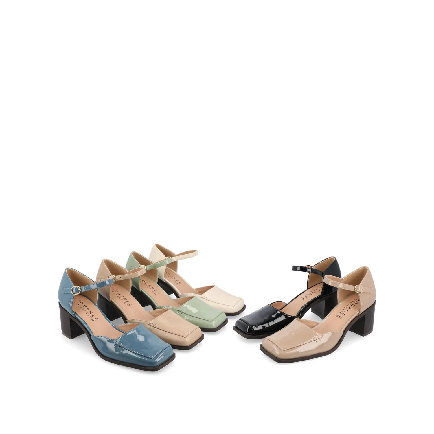 EVANGELINE PATENT HEELS IN WIDE - Patent Black - Image 10
