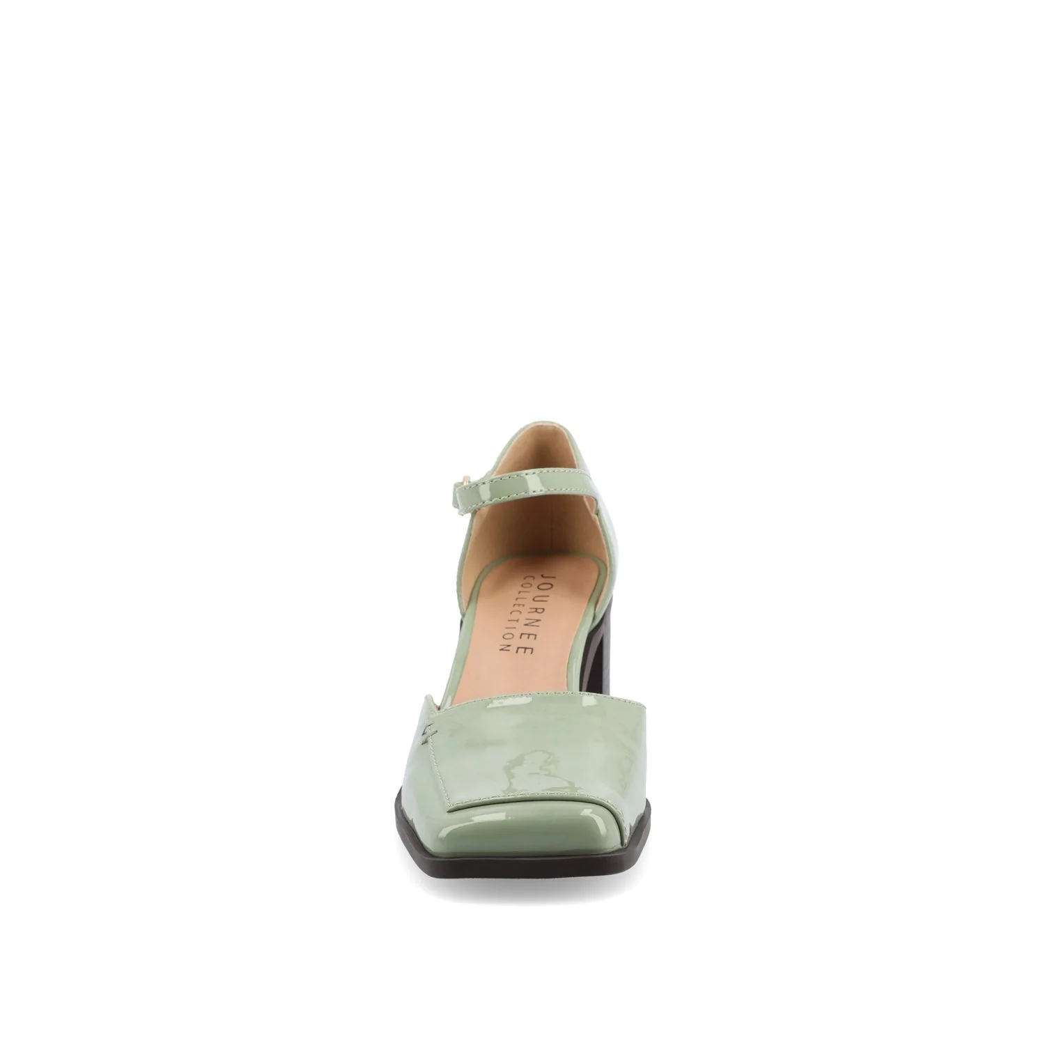 EVANGELINE PATENT HEELS IN WIDE - Patent Green - Image 7