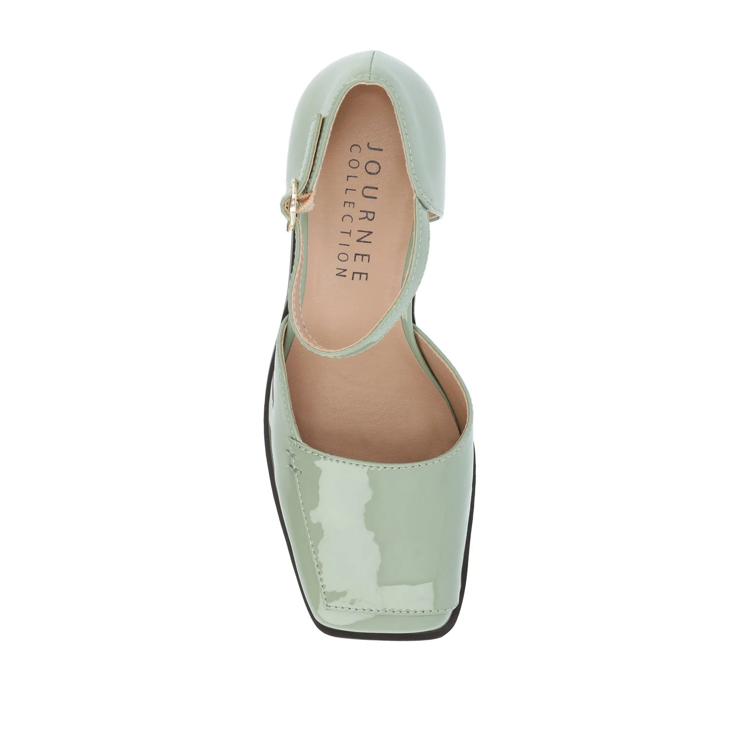 EVANGELINE PATENT HEELS IN WIDE - Patent Green - Image 8