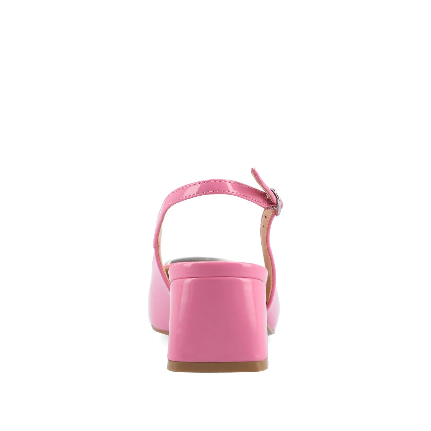 EVERLEE SLINGBACK PUMP HEELS IN VEGAN LEATHER - Pink - Image 7