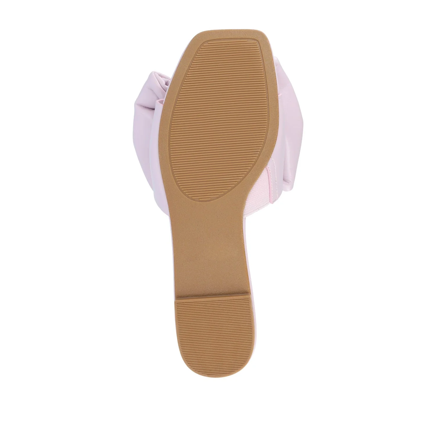 FAYRE PUFFED SLIDE SANDAL IN VEGAN LEATHER - Lavender PU - Image 8