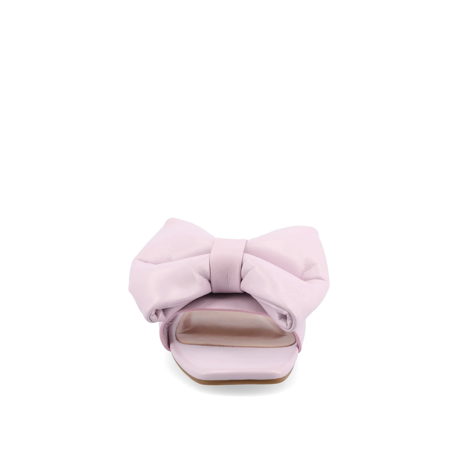 FAYRE PUFFED SLIDE SANDALS IN WIDE - Lavender PU - Image 5