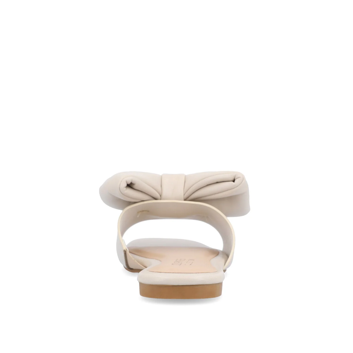 FAYRE PUFFED SLIDE SANDALS IN WIDE - Sand PU - Image 7