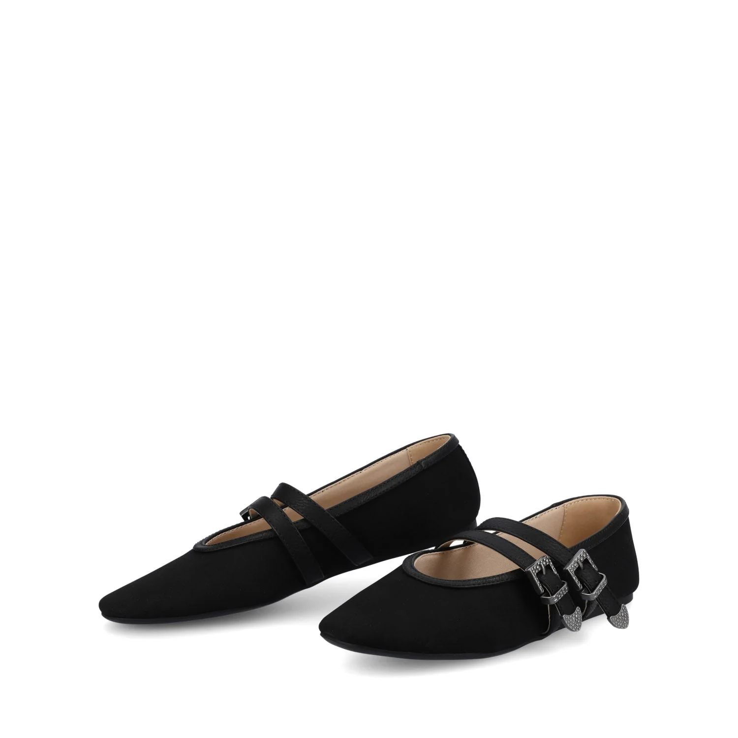 FLORENE MARY JANE WESTERN FLATS - Black - Image 4