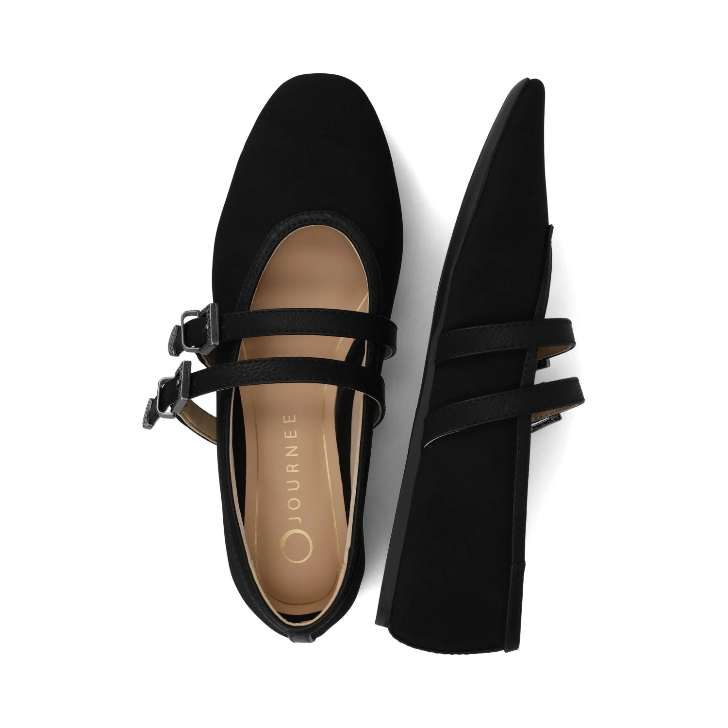 FLORENE MARY JANE WESTERN FLATS - Black - Image 5