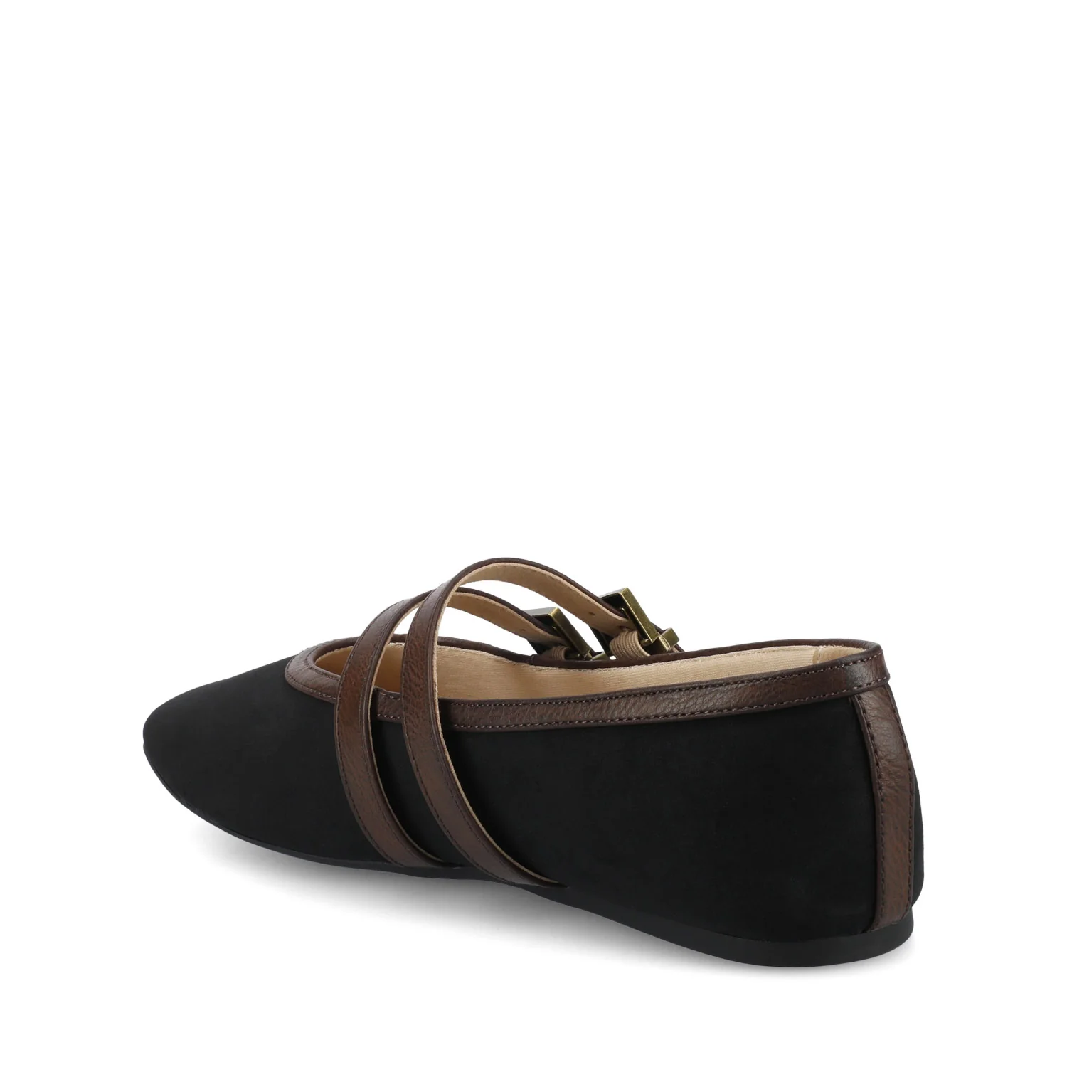 FLORENE MARY JANE WESTERN FLATS - Black Chocolate - Image 4