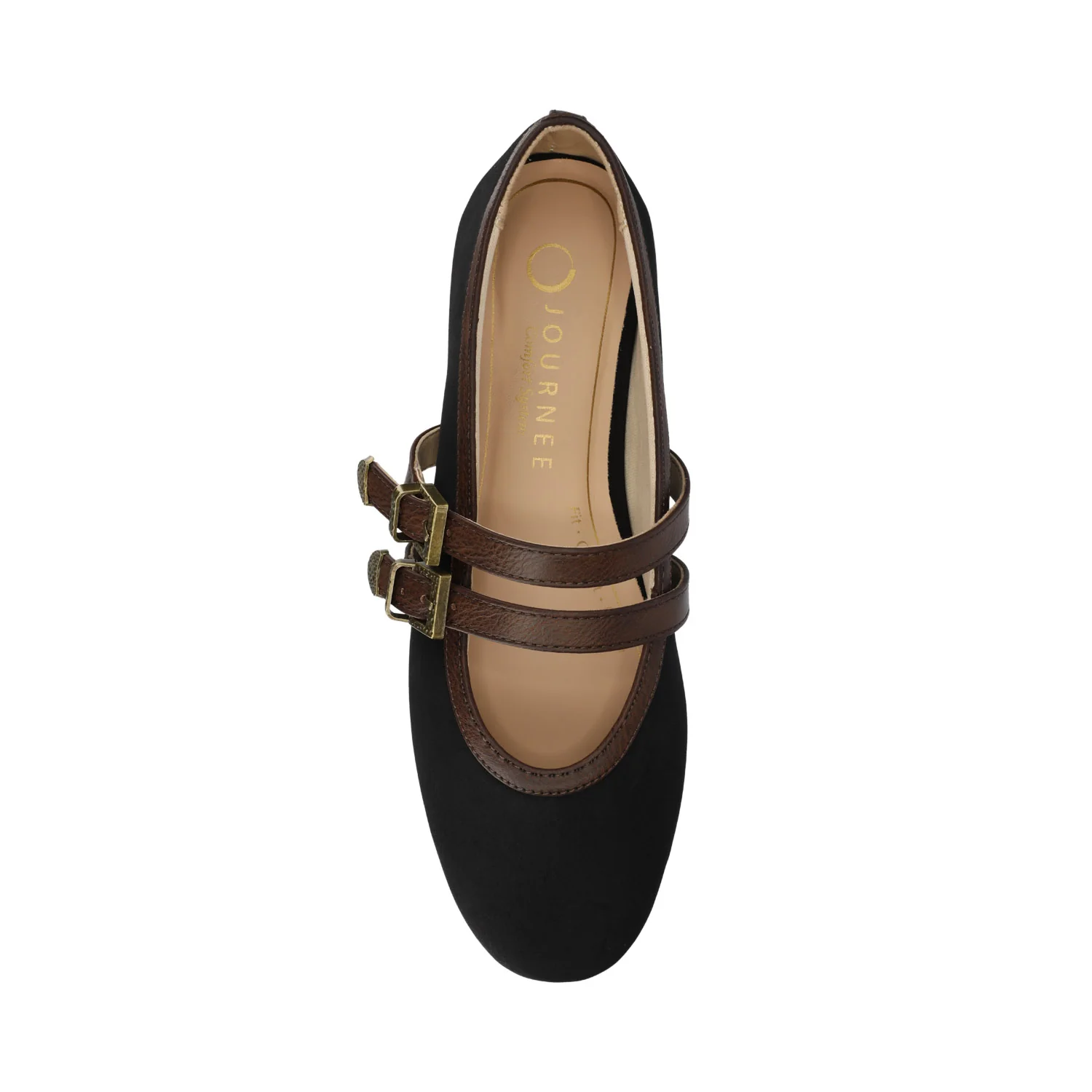FLORENE MARY JANE WESTERN FLATS - Black Chocolate - Image 5