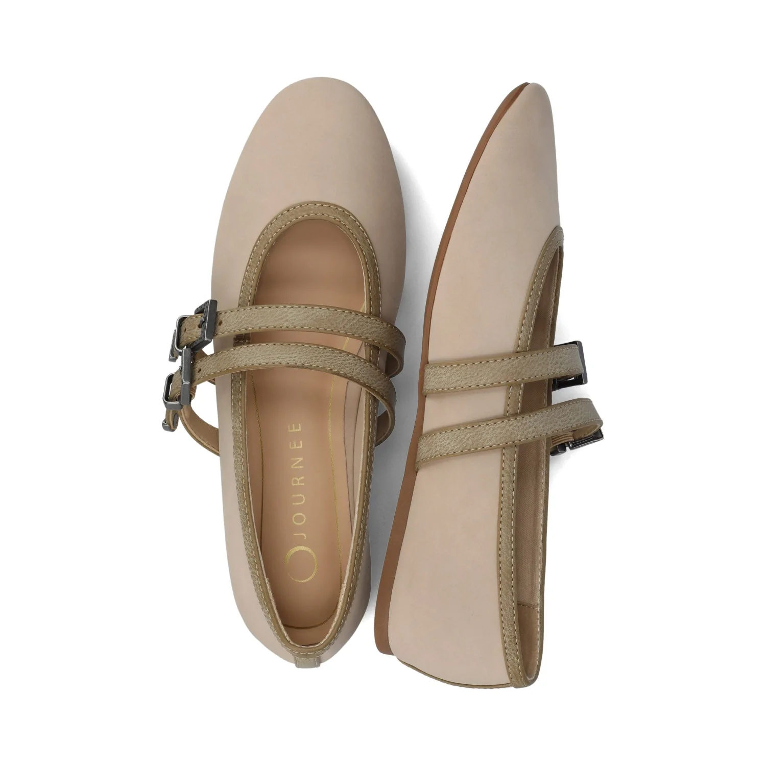 FLORENE MARY JANE WESTERN FLATS - Sand - Image 3