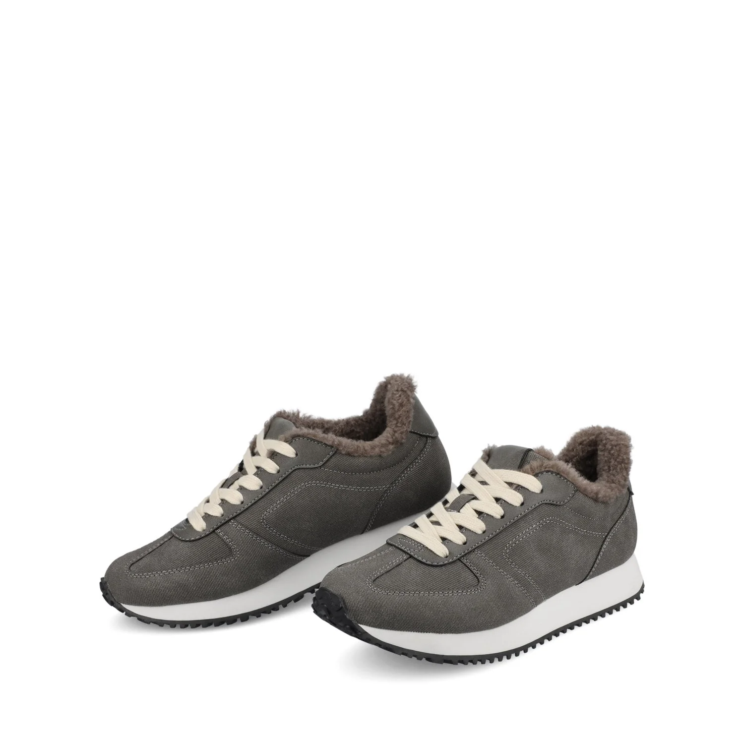 FLOW CASUAL LACE UP SNEAKERS - Charcoal - Image 2
