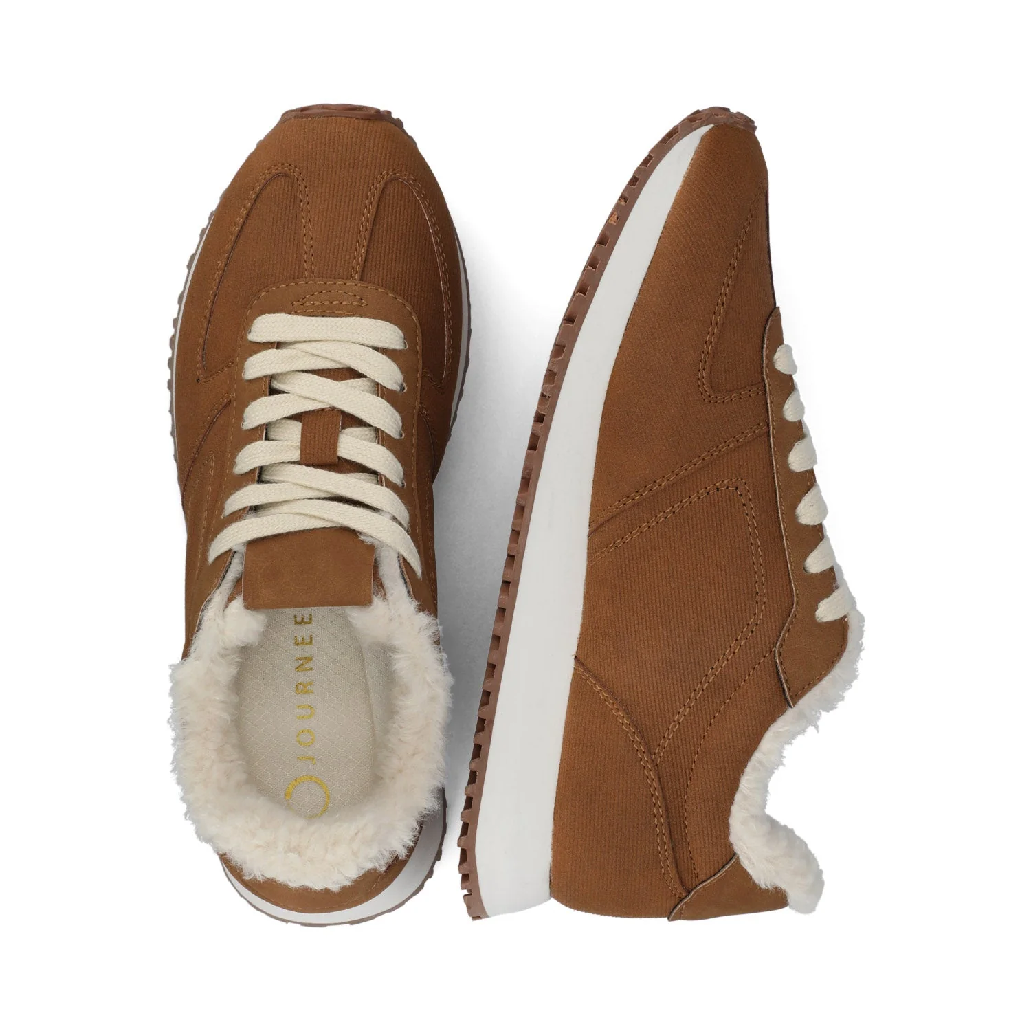 FLOW CASUAL LACE UP SNEAKERS - Cognac - Image 3
