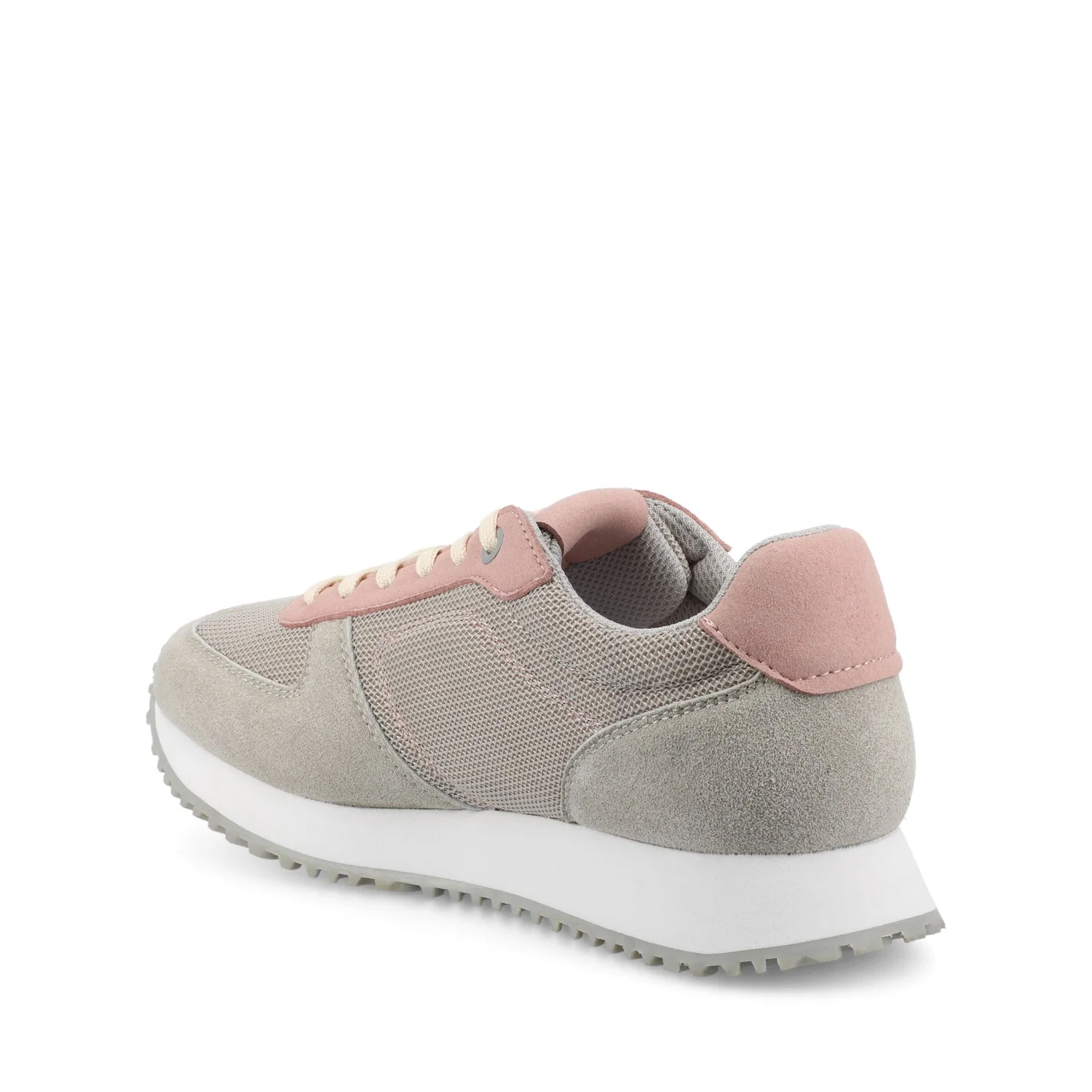 FLOW CASUAL LACE UP SNEAKERS - Light Grey - Image 4