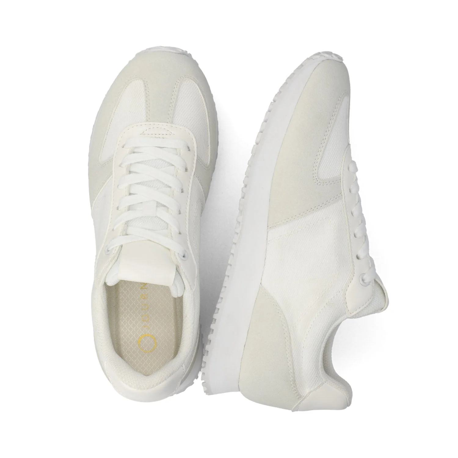FLOW CASUAL LACE UP SNEAKERS - White - Image 3
