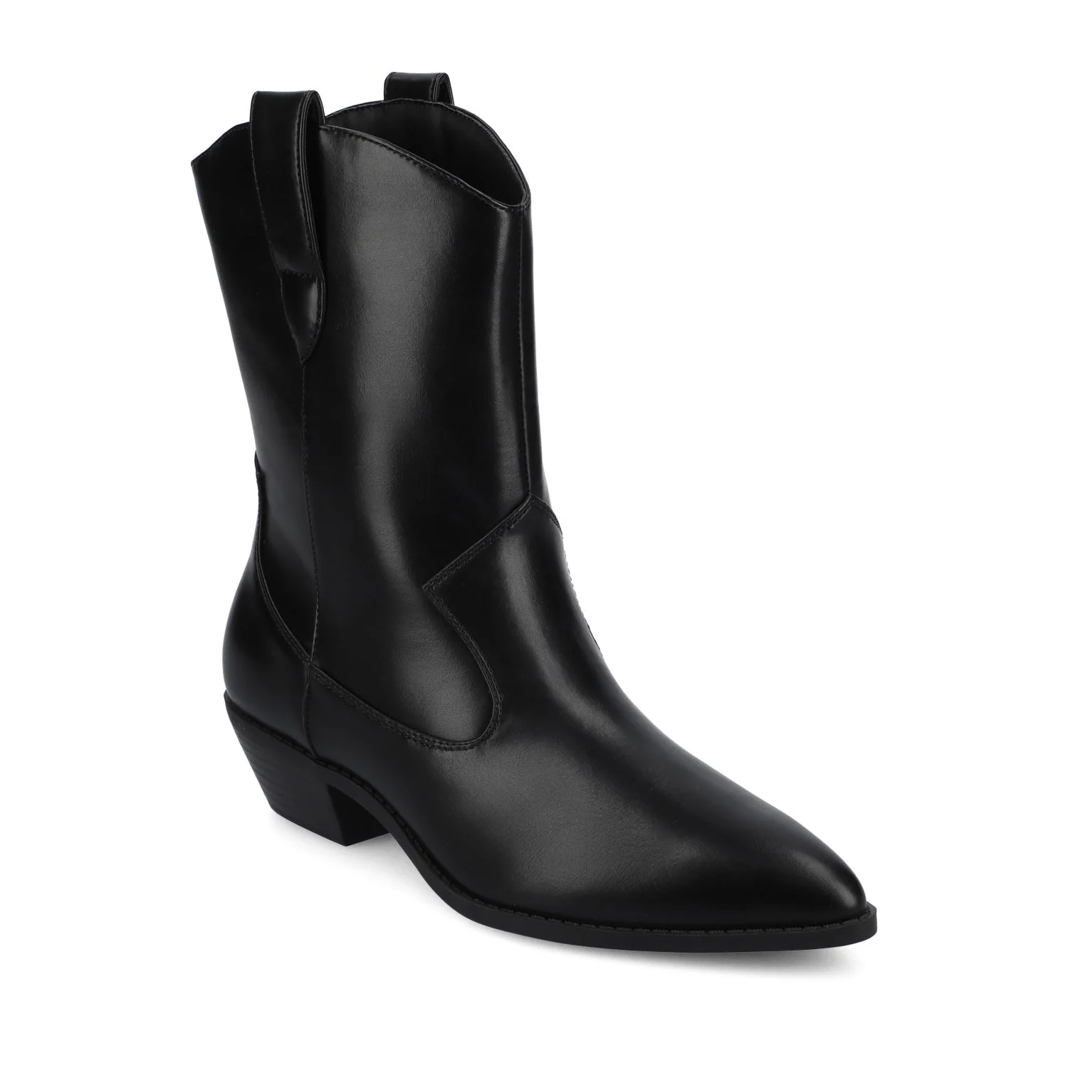 FRITZIE WESTERN ANKLE BOOTIES - Black - Image 2