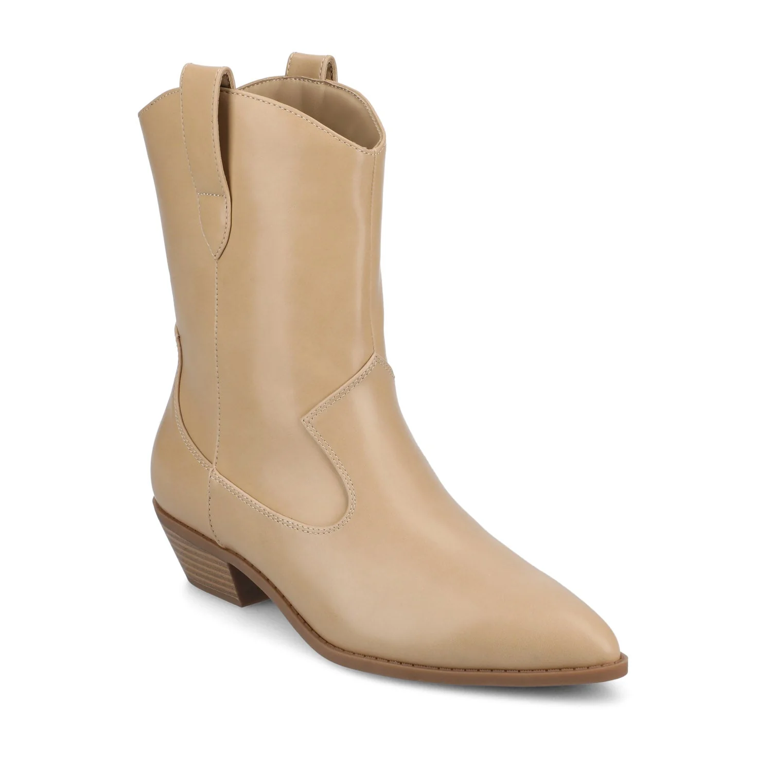 FRITZIE WESTERN ANKLE BOOTIES - Taupe - Image 2