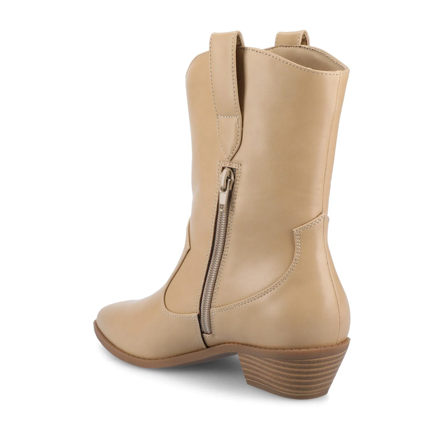 FRITZIE WESTERN ANKLE BOOTIES - Taupe - Image 3