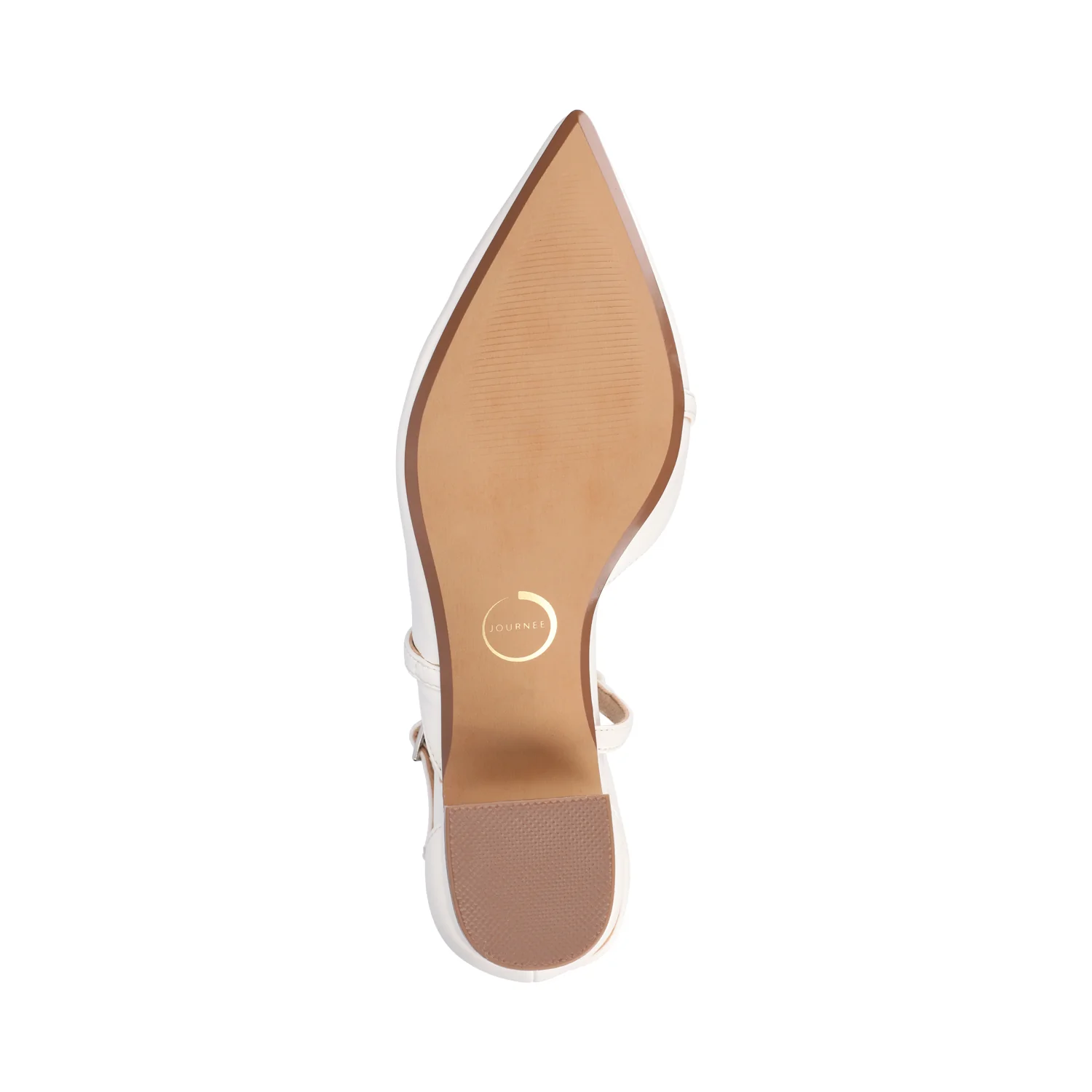 GALVINN LOW BLOCK HEELS IN WIDE - White - Image 5