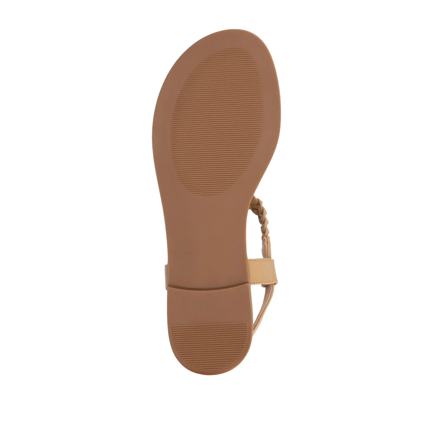 GENEVIVE T-STRAP SANDALS IN VEGAN LEATHER - Tan - Image 8