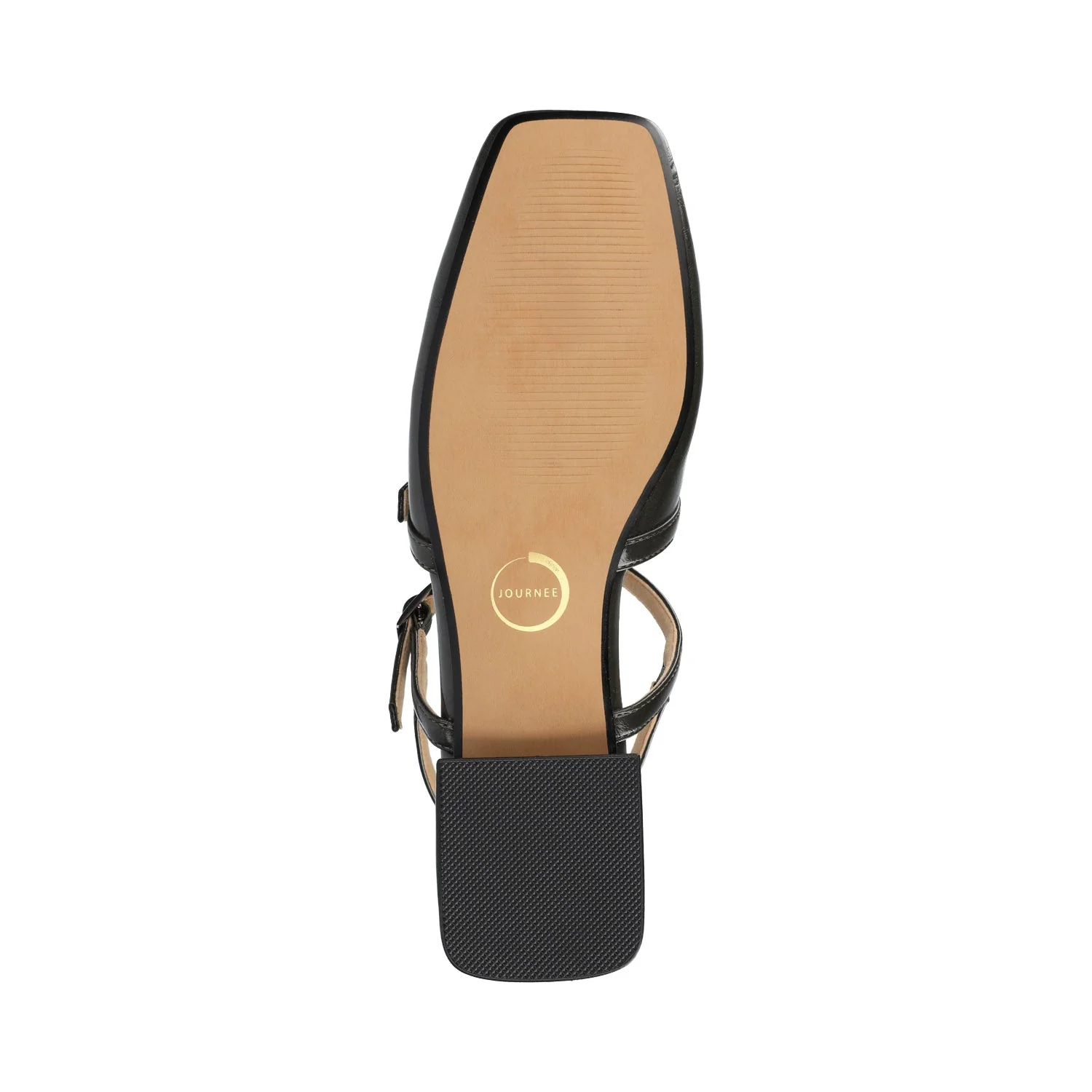 GRETCHENN HEELED FLATS IN VEGAN LEATHER IN WIDE - Olive - Image 5