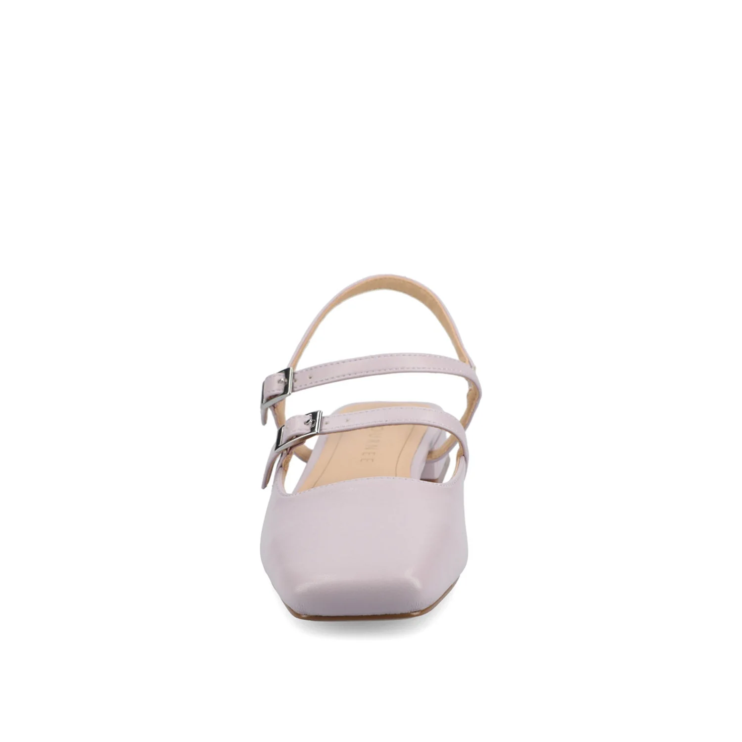 GRETCHENN HEELED FLATS IN VEGAN LEATHER - Lilac PU - Image 5