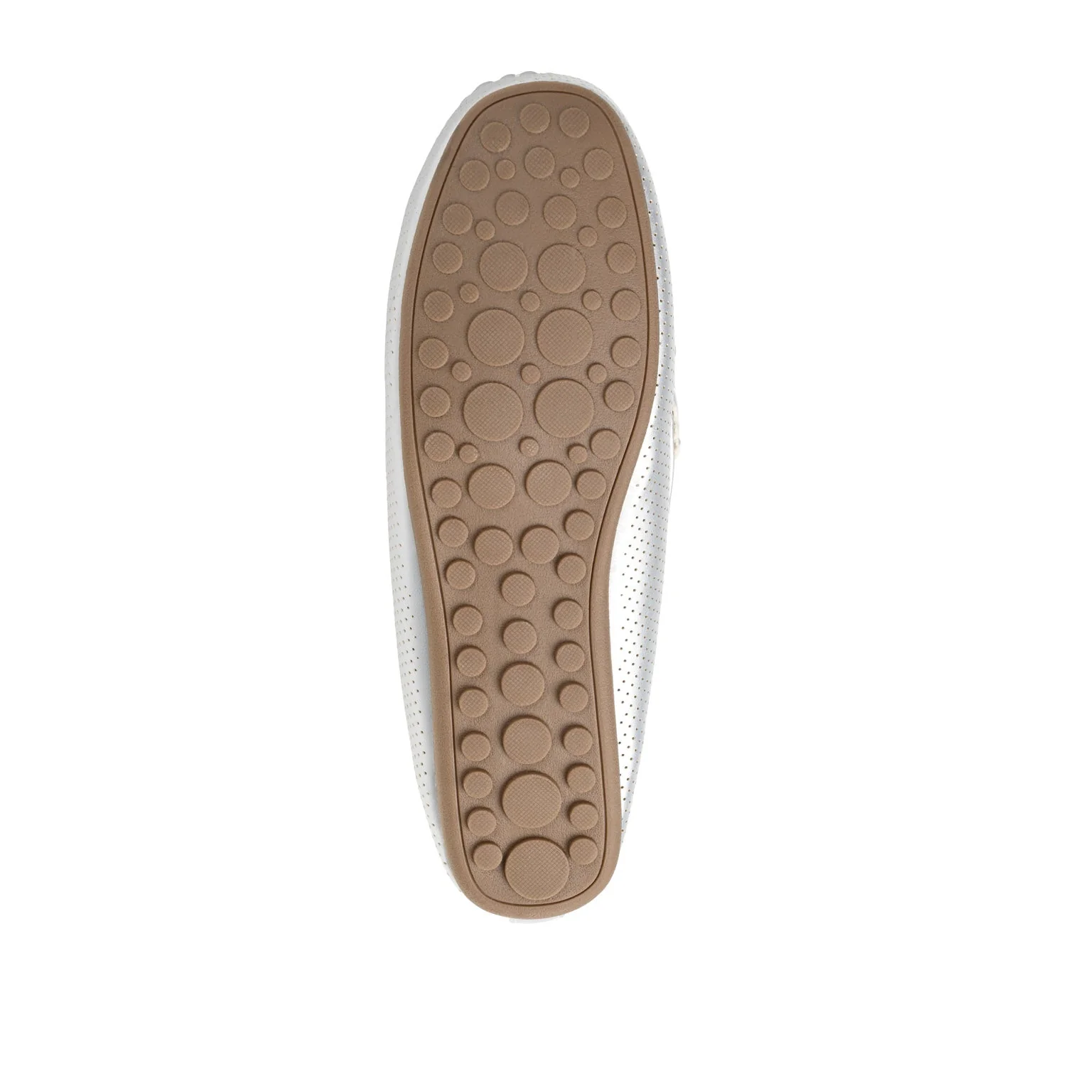 HALSEY MOC TOE LOAFER FLATS IN WIDE - Silver - Image 9