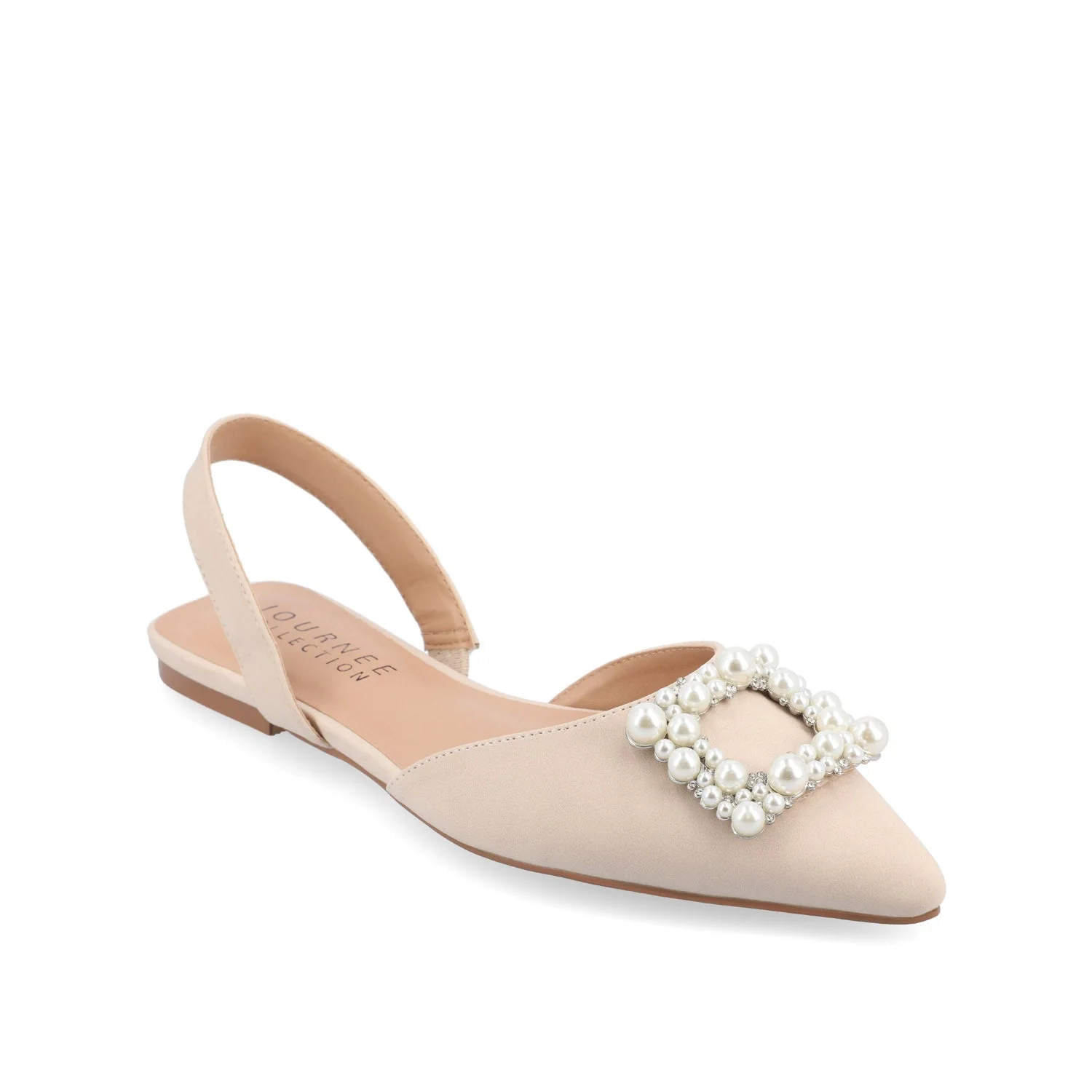 HANNAE SLINGBACK FLATS - Beige - Image 2