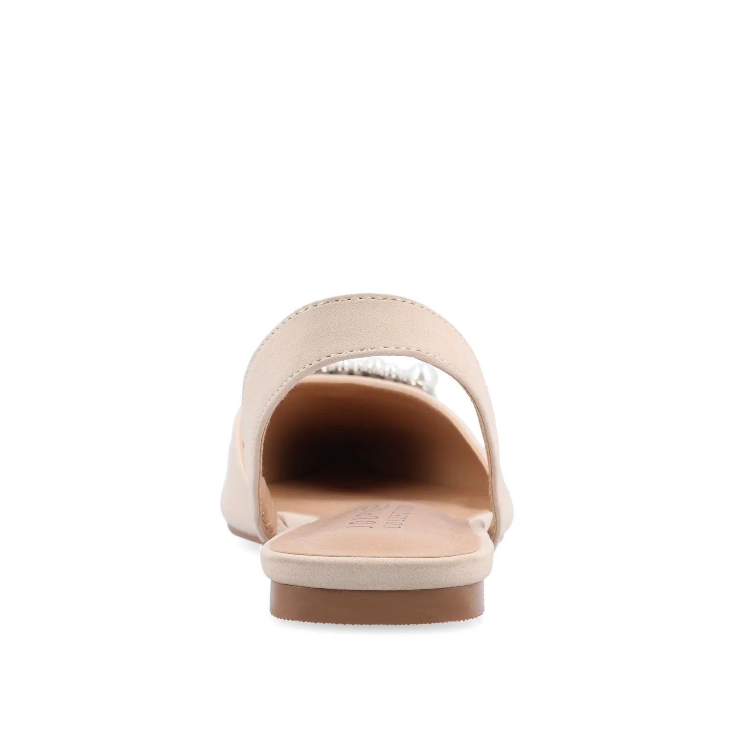 HANNAE SLINGBACK FLATS IN WIDE - Beige - Image 7
