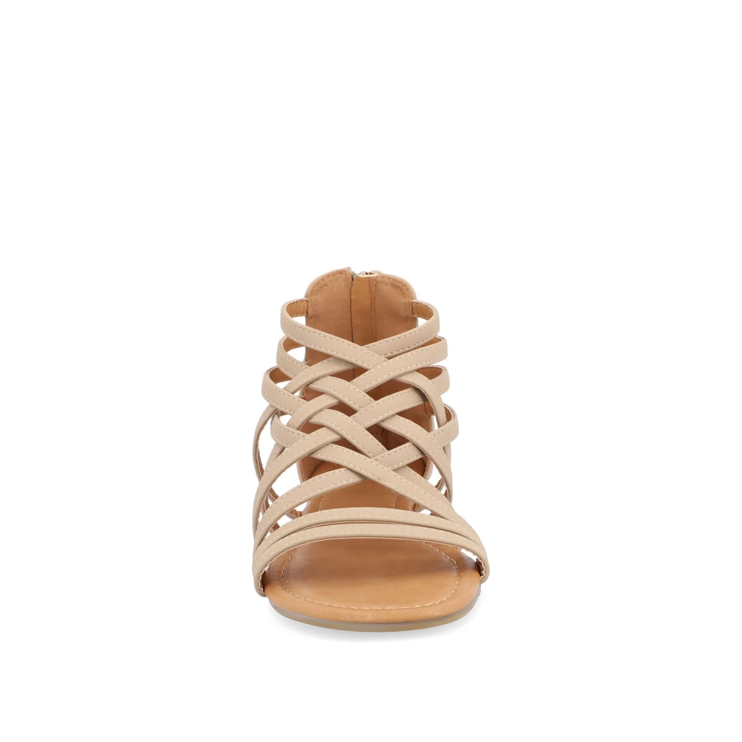 HANNI GLADIATOR SANDALS IN VEGAN LEATHER - Nude PU - Image 5