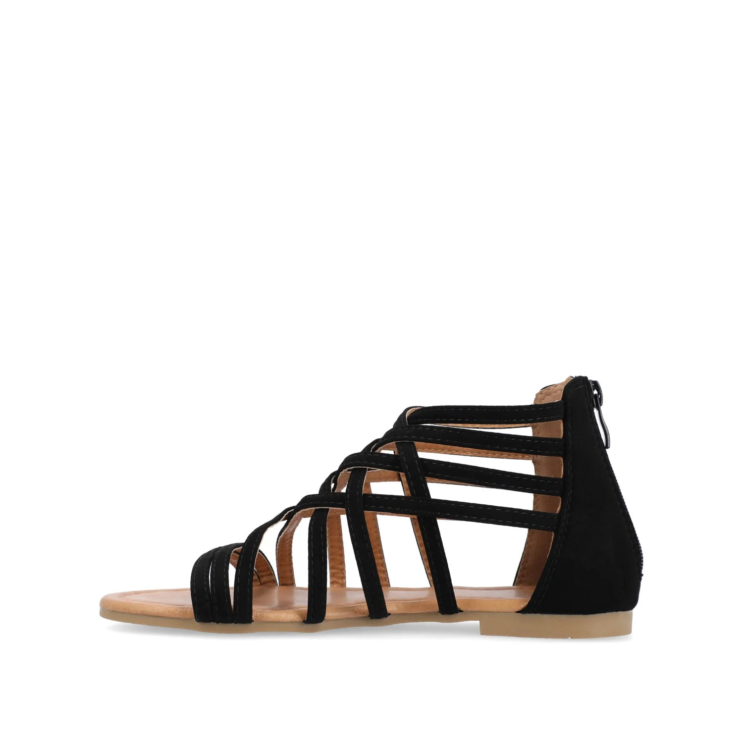 HANNI GLADIATOR SANDALS IN WIDE - Black PU - Image 3