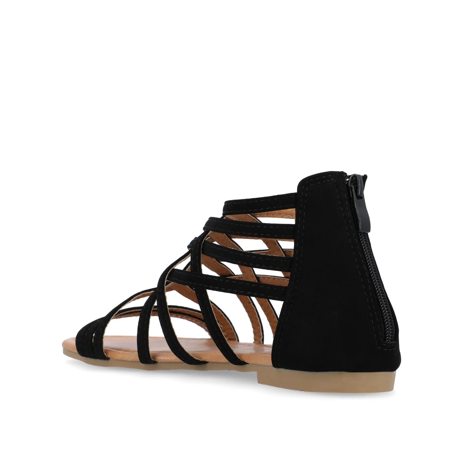 HANNI GLADIATOR SANDALS IN WIDE - Black PU - Image 4