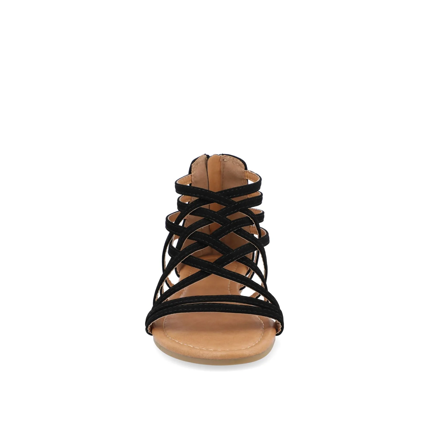 HANNI GLADIATOR SANDALS IN WIDE - Black PU - Image 5