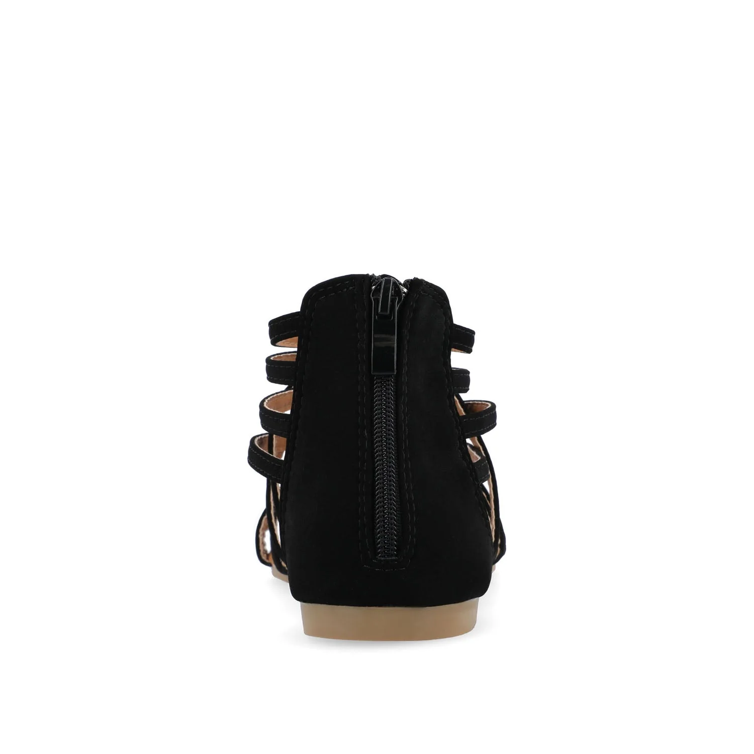 HANNI GLADIATOR SANDALS IN WIDE - Black PU - Image 7