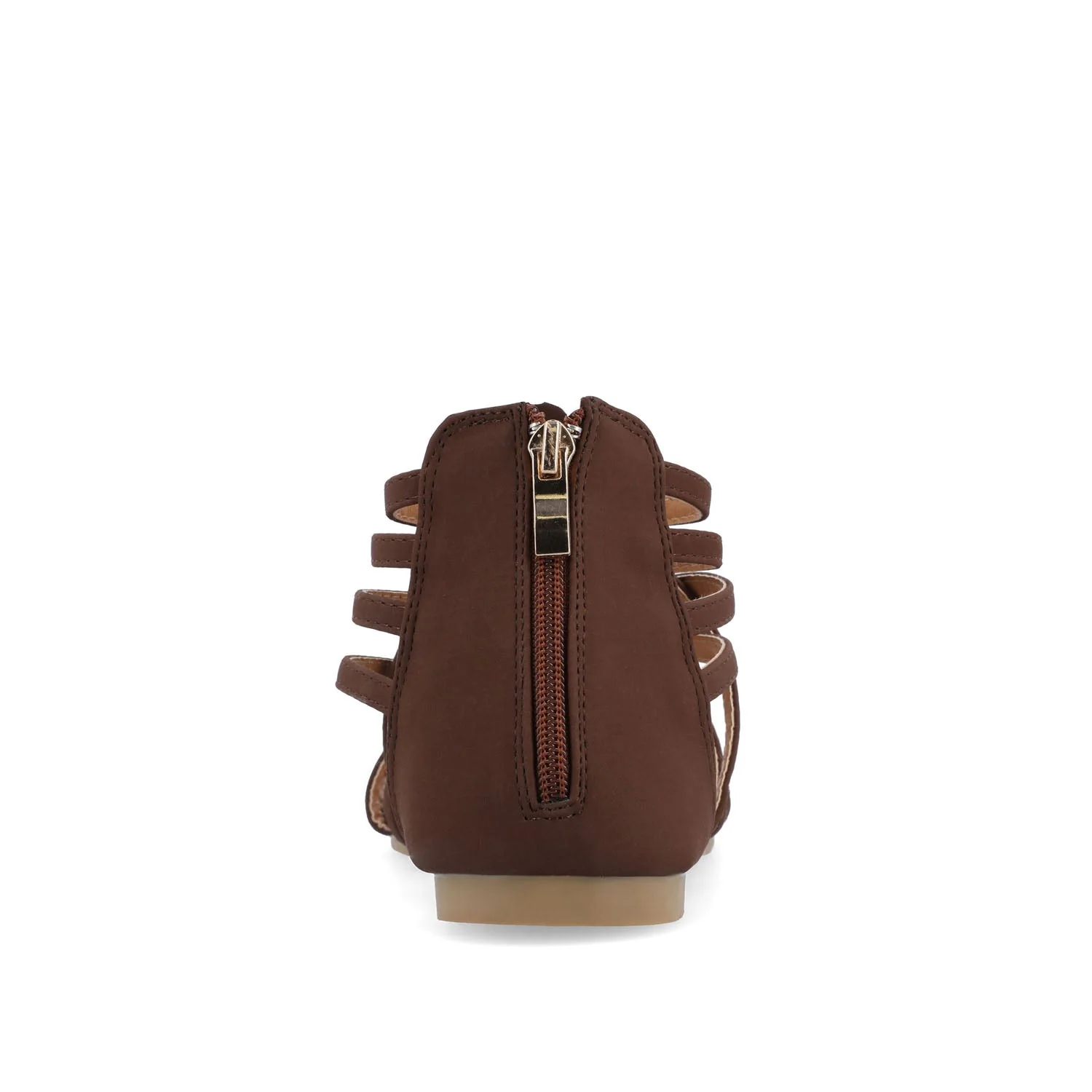 HANNI GLADIATOR SANDALS IN WIDE - Brown PU - Image 7
