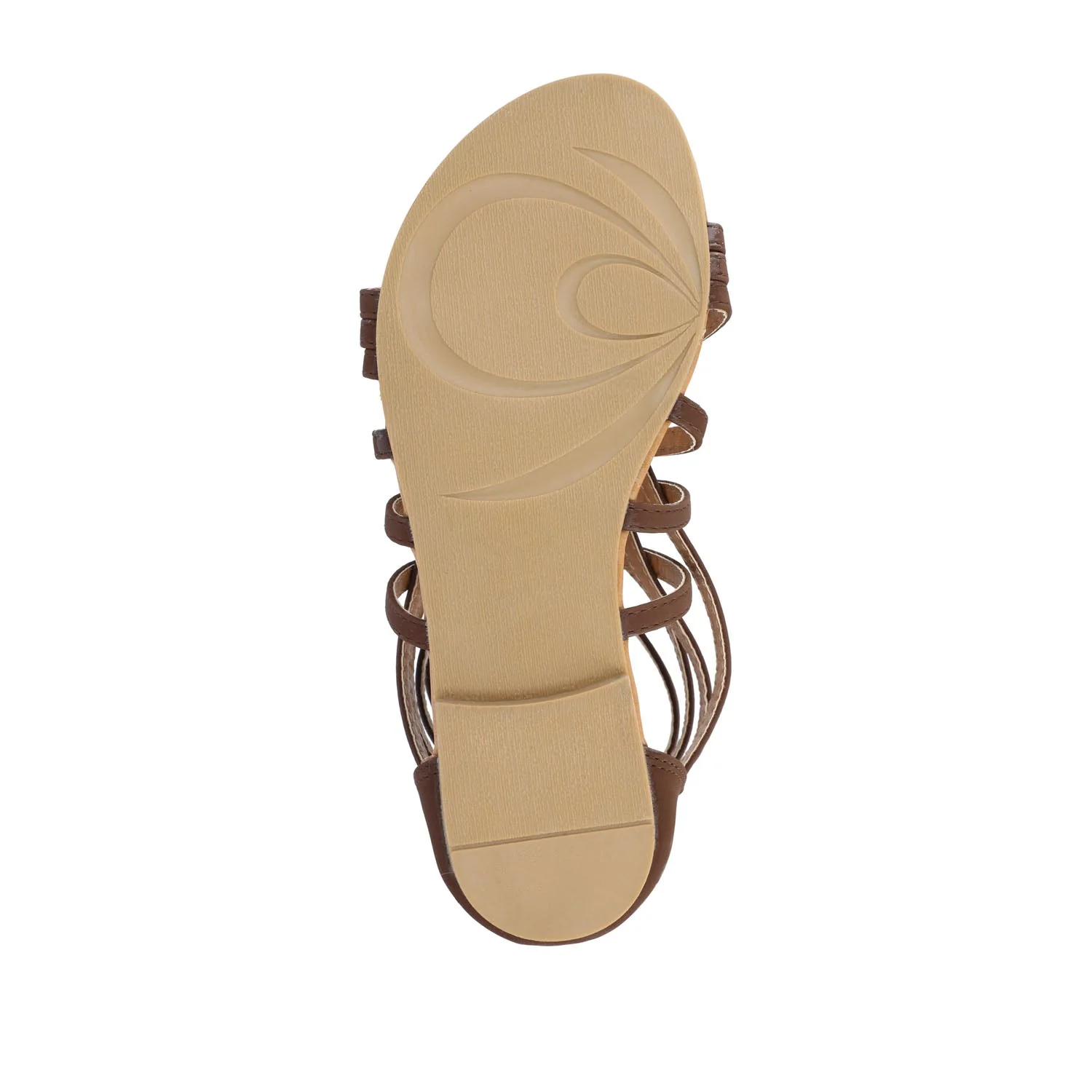 HANNI GLADIATOR SANDALS IN WIDE - Brown PU - Image 8