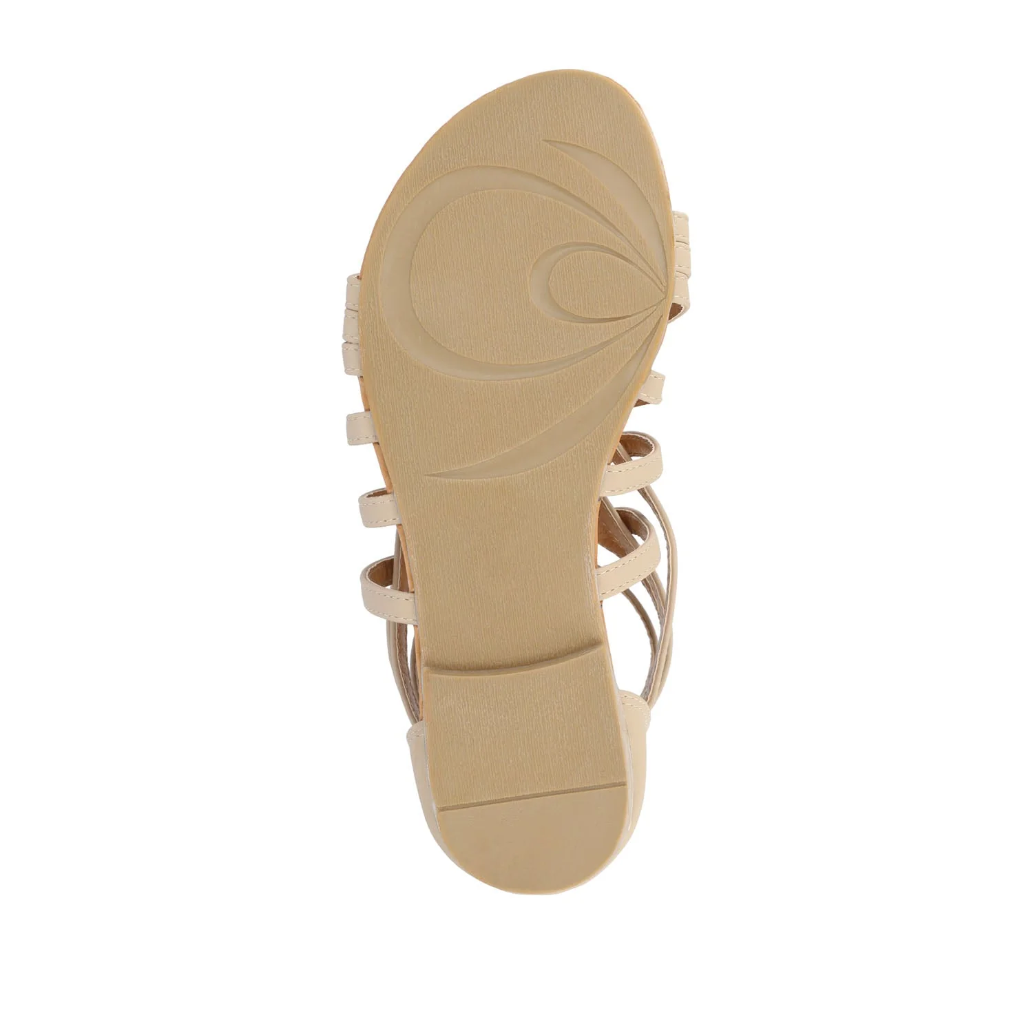 HANNI GLADIATOR SANDALS IN WIDE - Nude PU - Image 8