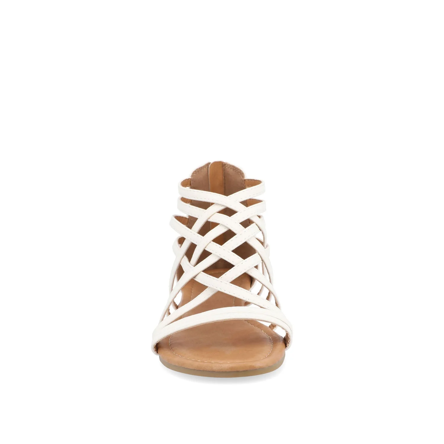 HANNI GLADIATOR SANDALS IN WIDE - White PU - Image 5
