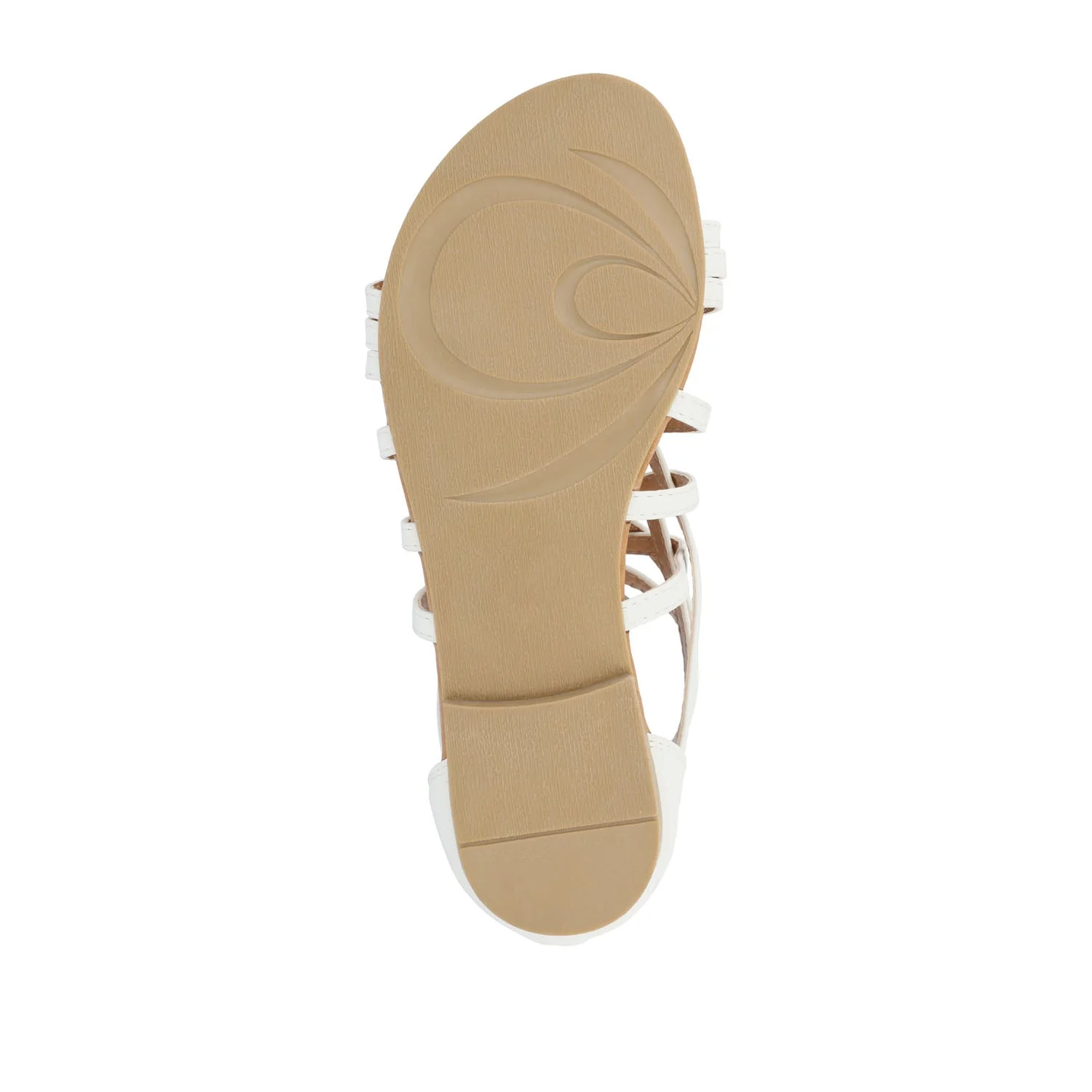 HANNI GLADIATOR SANDALS IN WIDE - White PU - Image 8