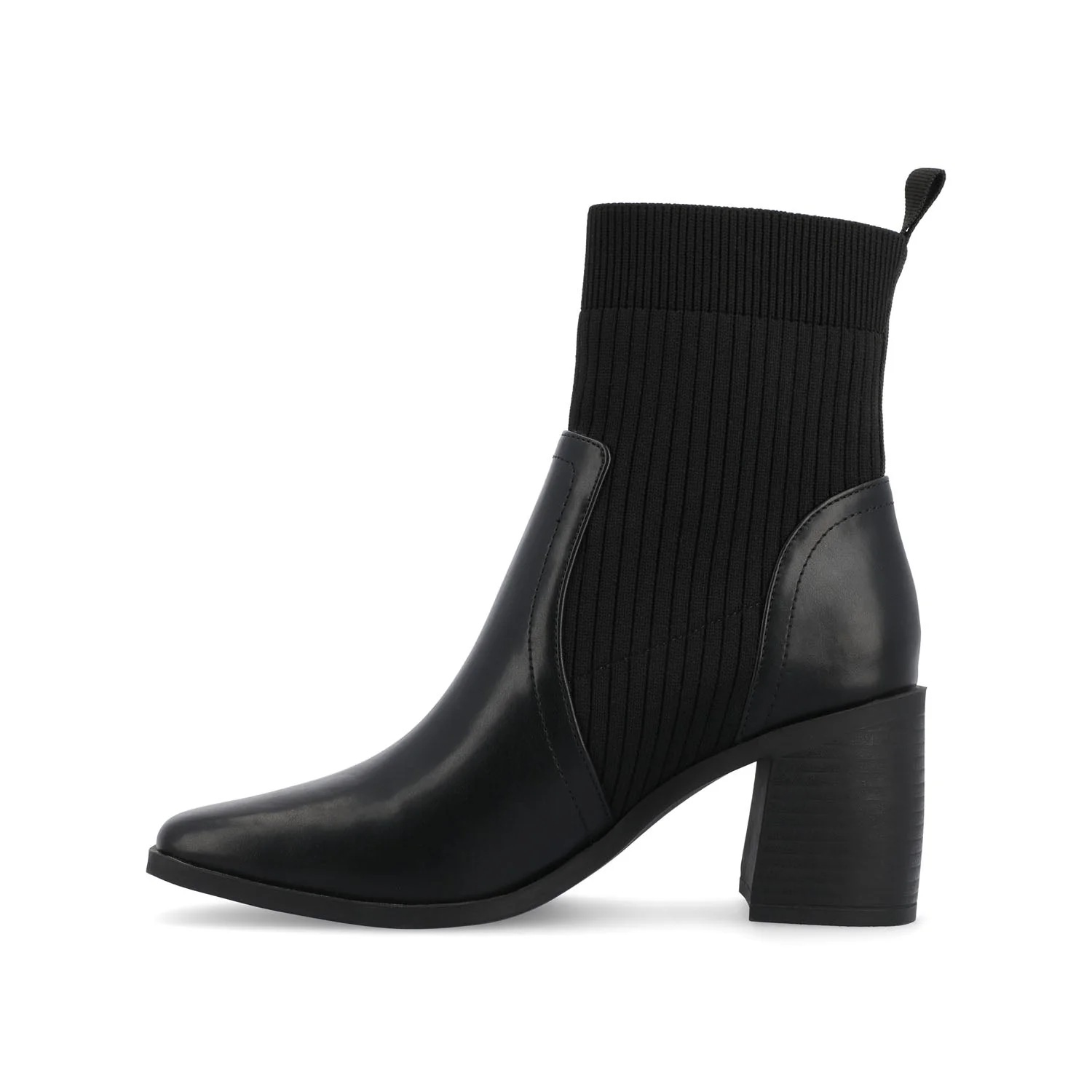 HARLOWE CHELSEA BOOTIES IN VEGAN LEATHER - Black - Image 3
