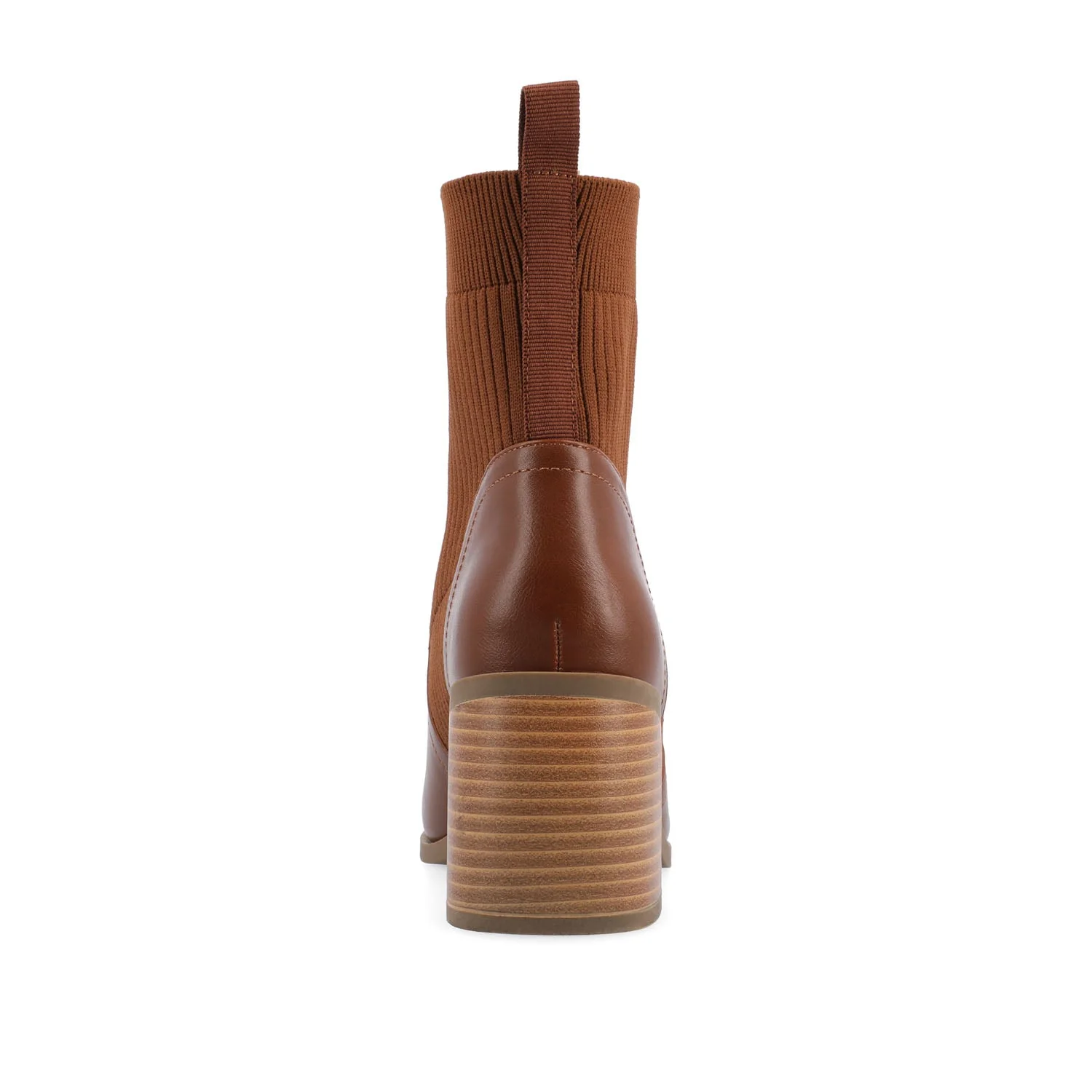 HARLOWE CHELSEA BOOTIES IN VEGAN LEATHER - Brown - Image 7