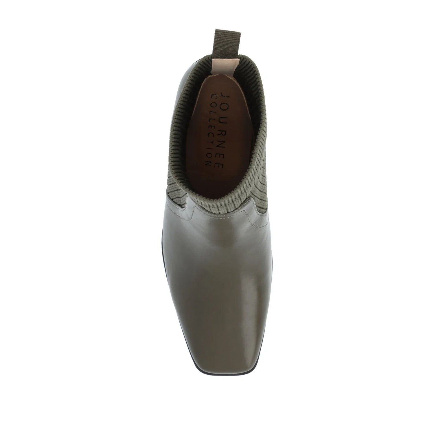 HARLOWE CHELSEA BOOTIES IN VEGAN LEATHER - Green - Image 6