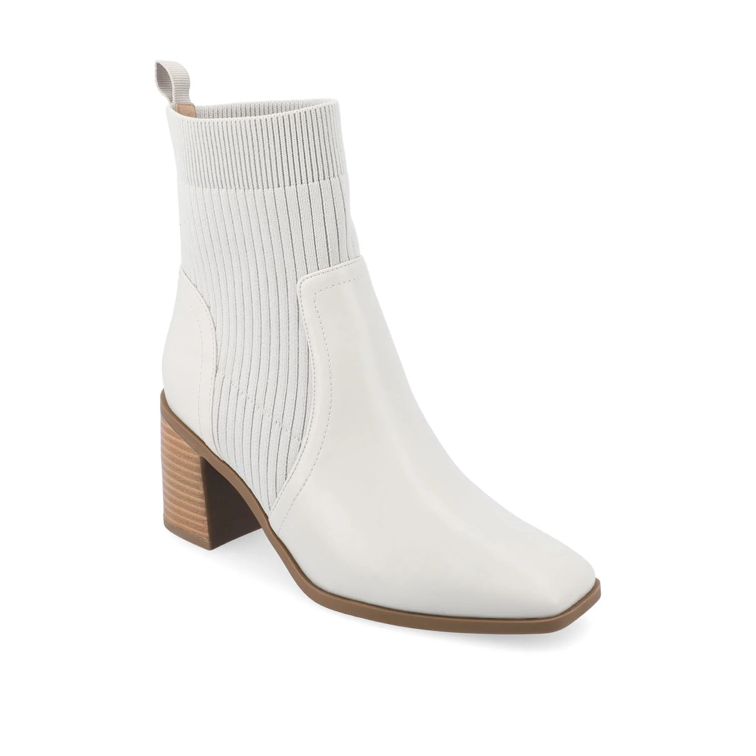 HARLOWE CHELSEA BOOTIES IN VEGAN LEATHER - Off White - Image 3