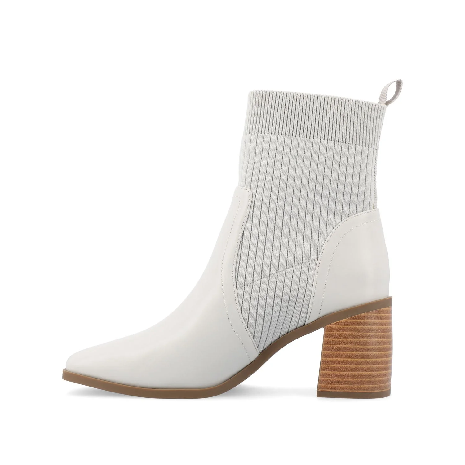 HARLOWE CHELSEA BOOTIES IN VEGAN LEATHER - Off White - Image 4