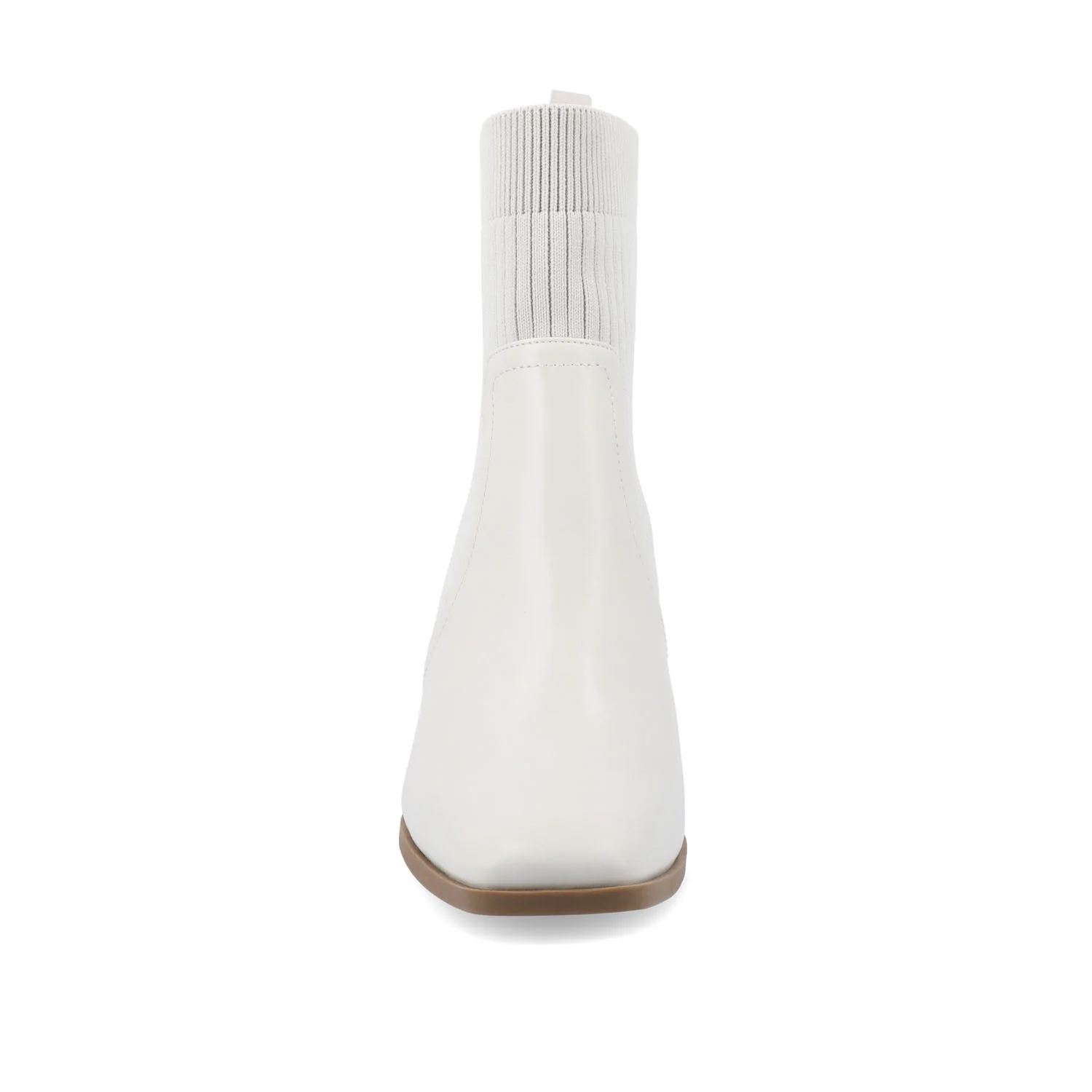 HARLOWE CHELSEA BOOTIES IN VEGAN LEATHER - Off White - Image 6