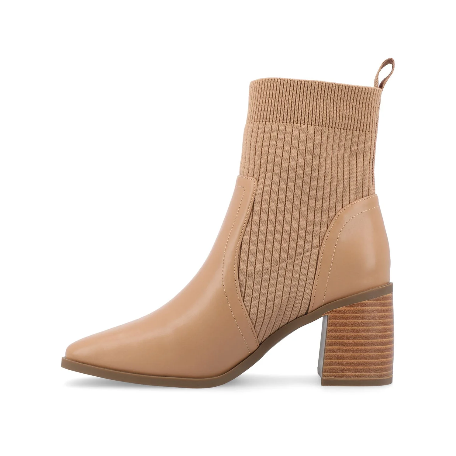 HARLOWE CHELSEA BOOTIES IN VEGAN LEATHER - Tan - Image 3
