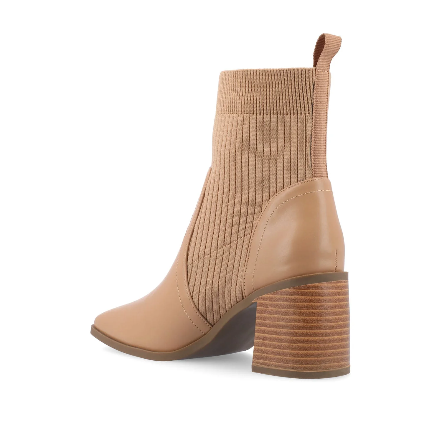 HARLOWE CHELSEA BOOTIES IN VEGAN LEATHER - Tan - Image 4