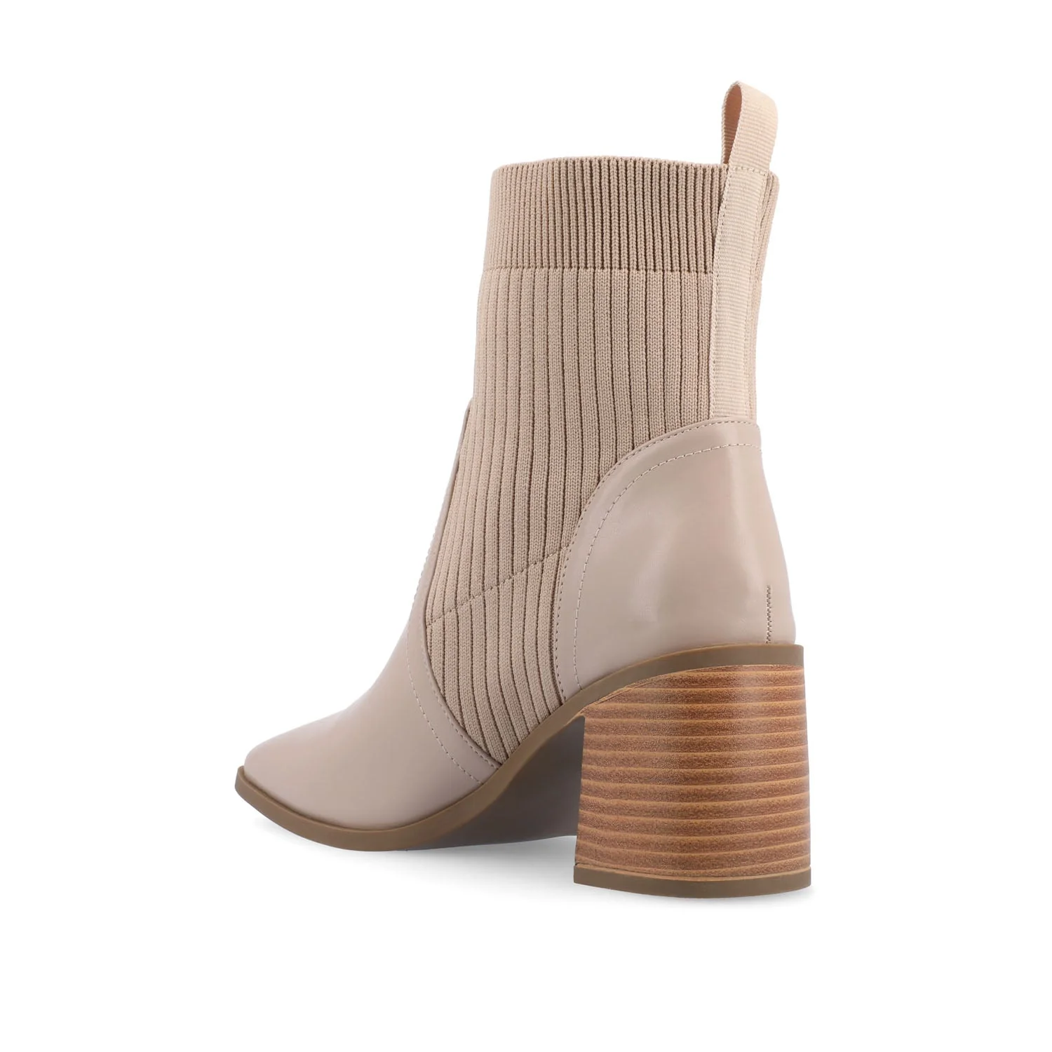 HARLOWE CHELSEA BOOTIES IN VEGAN LEATHER - Taupe - Image 4