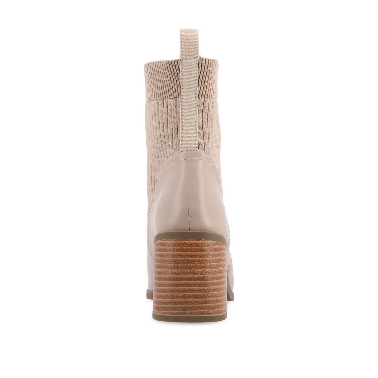 HARLOWE CHELSEA BOOTIES IN VEGAN LEATHER - Taupe - Image 7